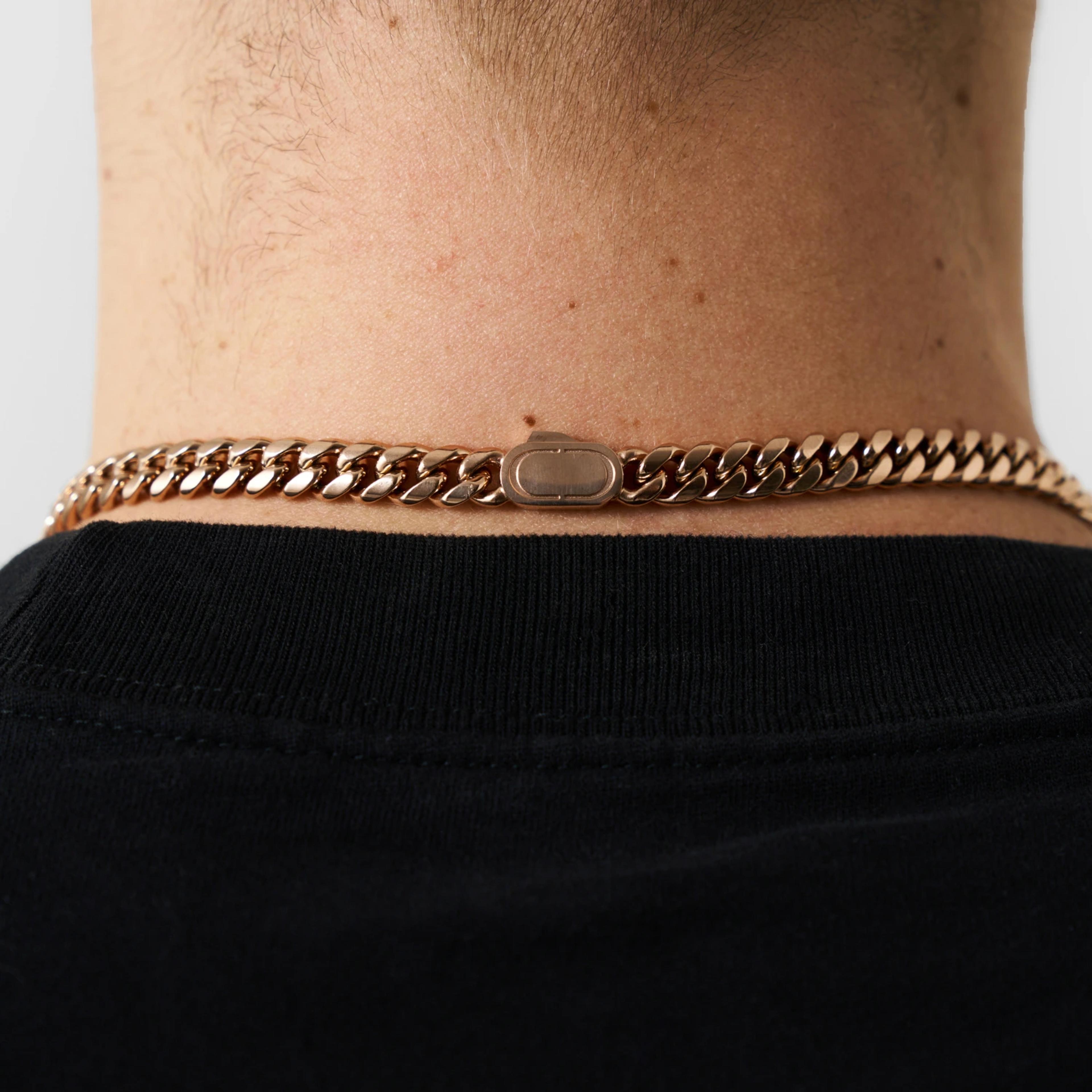 Classic Curb Chain - (rose Gold) 4