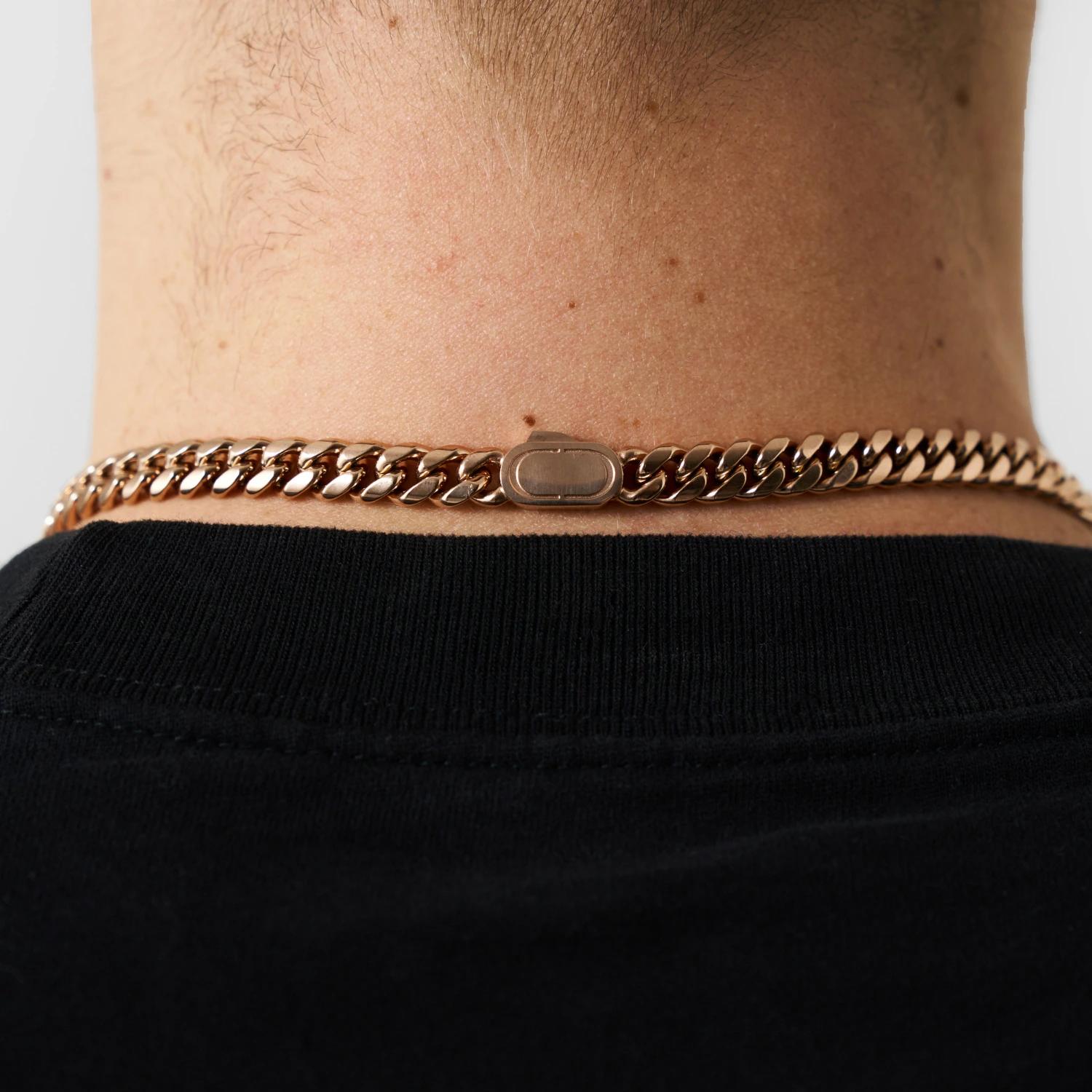 Classic Curb Chain - (rose Gold) 4