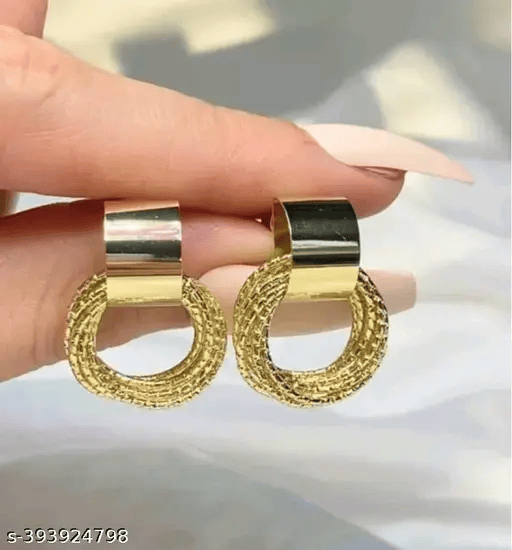 Twisted Hoop Earrings alternate view