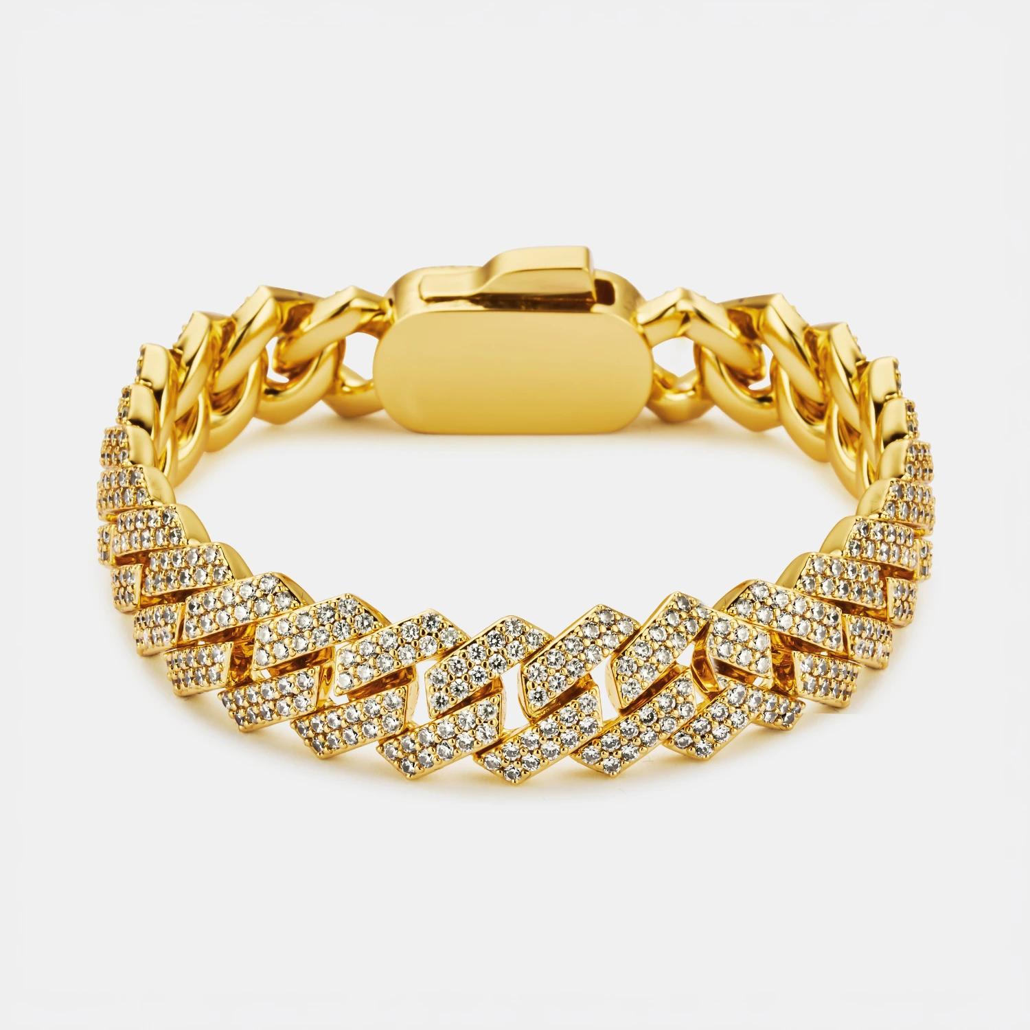 Glimmer Cuban Bracelet - (gold)