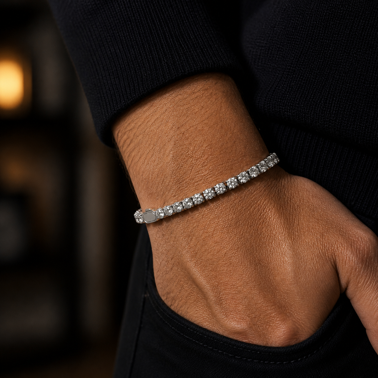 Radiant Tennis Bracelet - (silver)