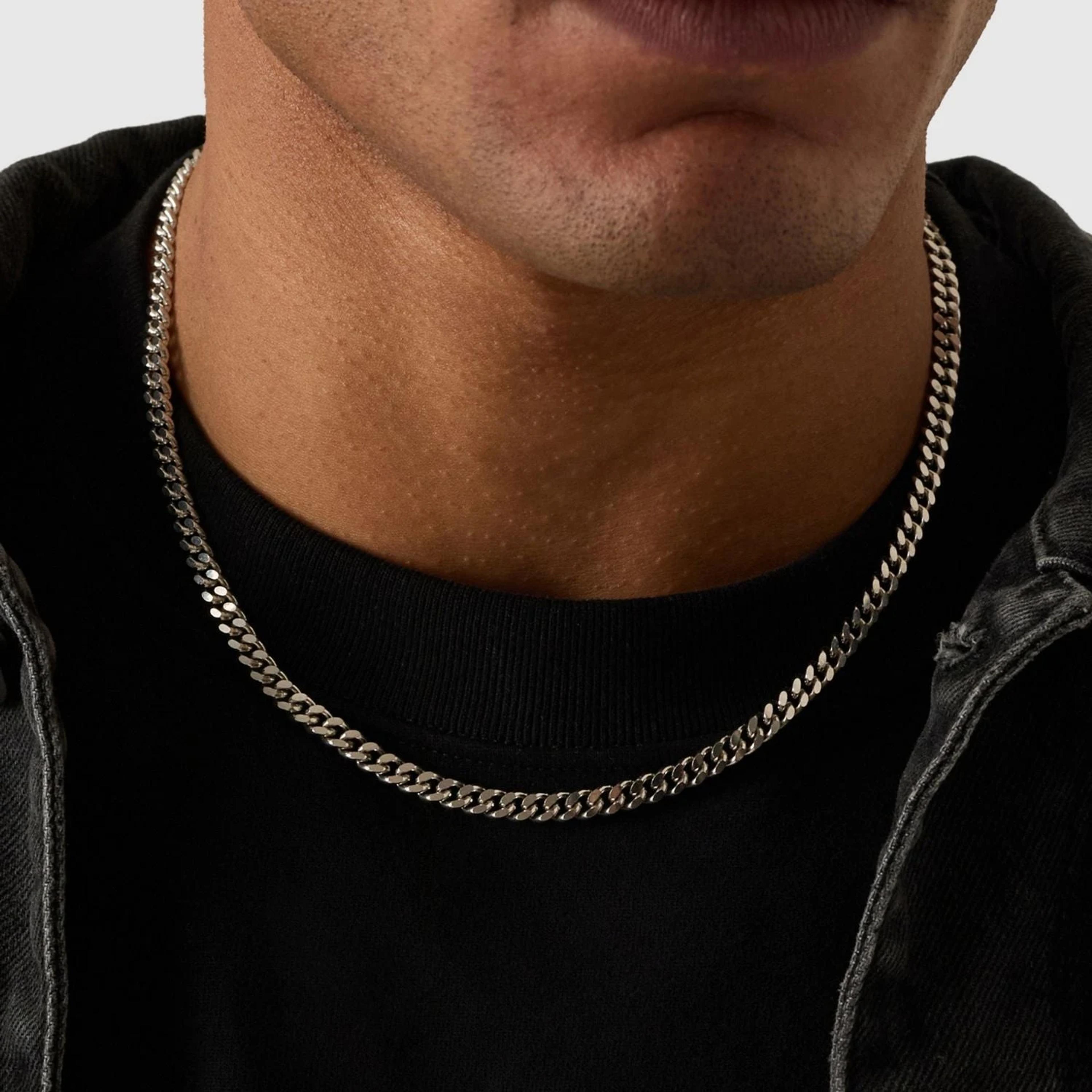 Cuban Chain - (silver) 4