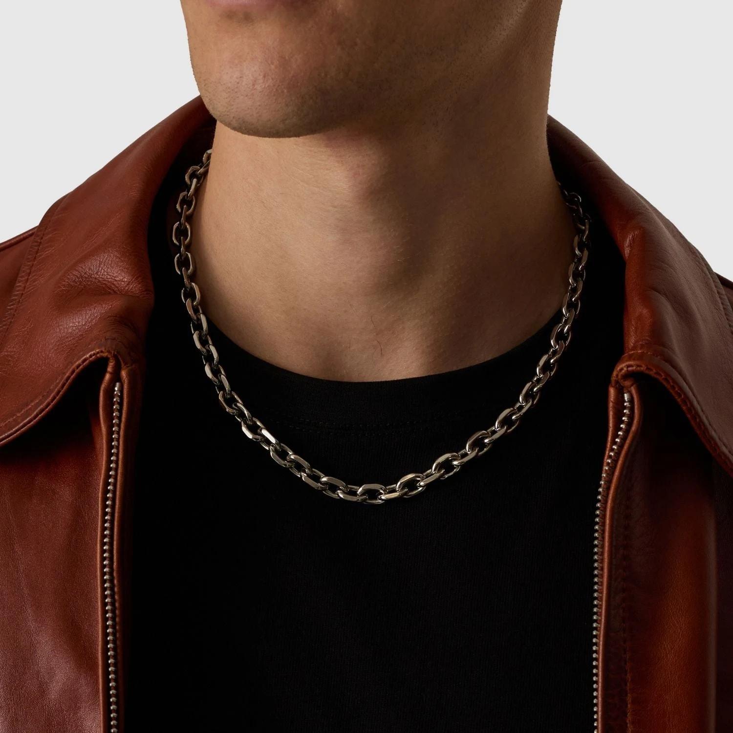 Golden Link Chain - (silver) 2