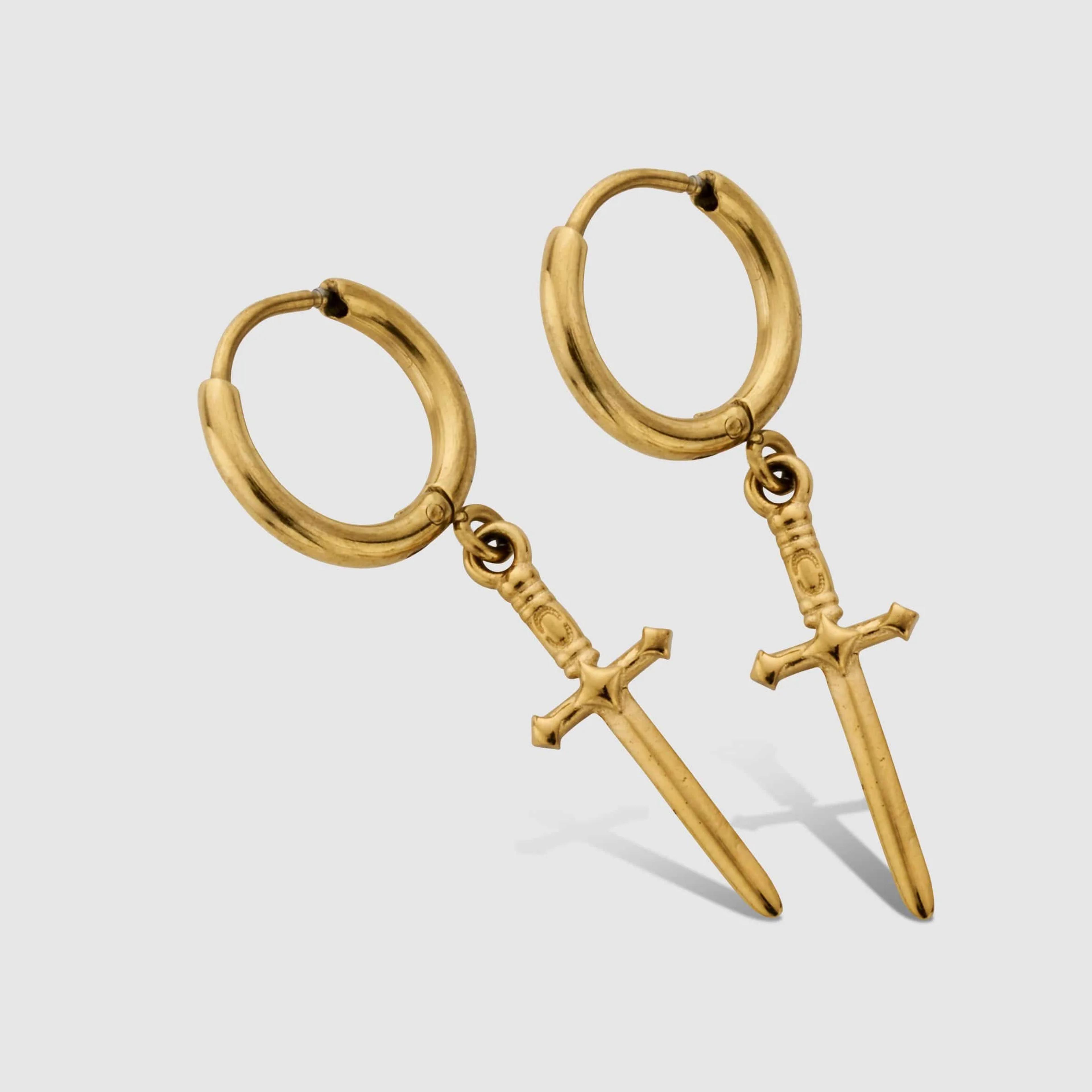 Warrior Sword Hoops - (gold) 2