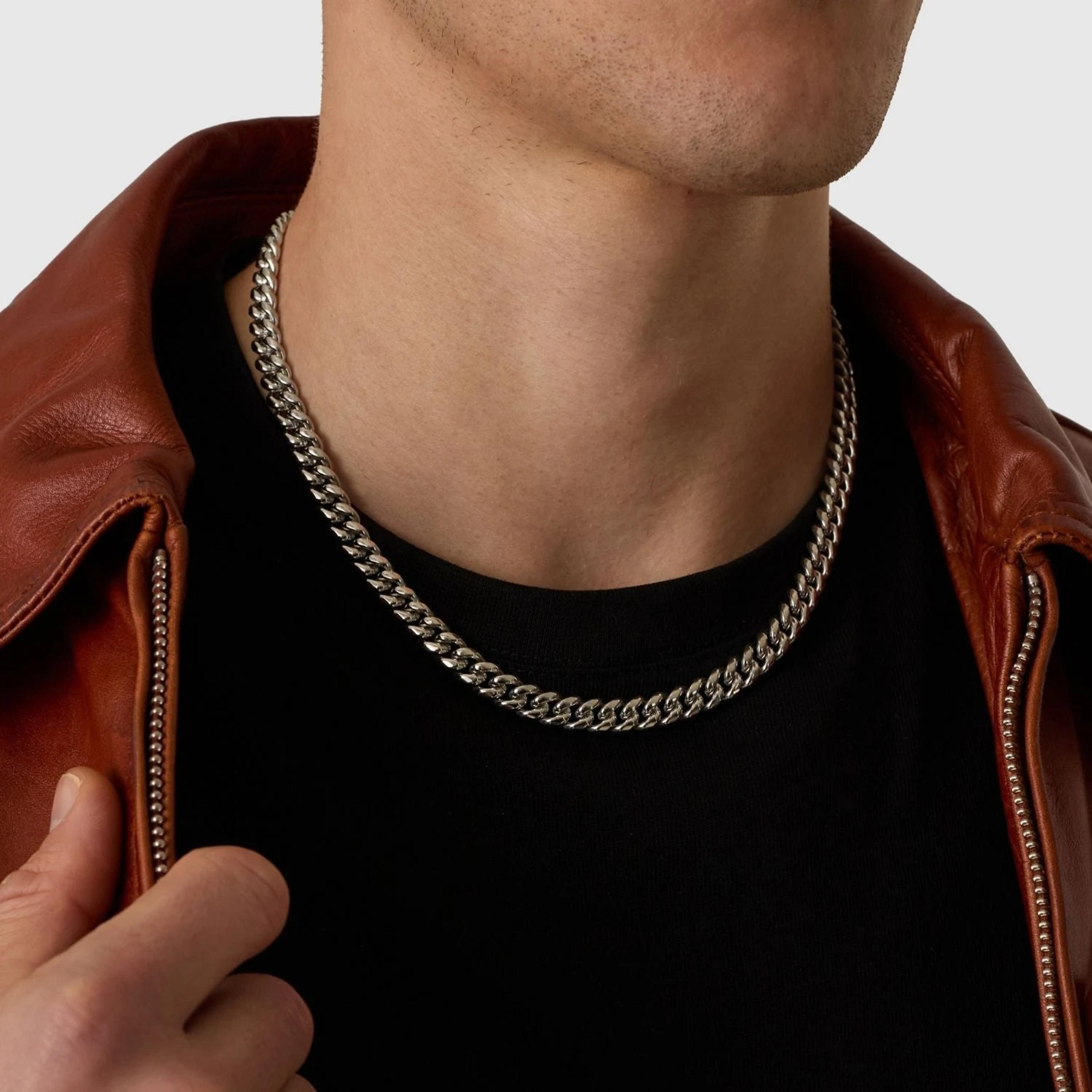 Classic Curb Chain - (silver) 3