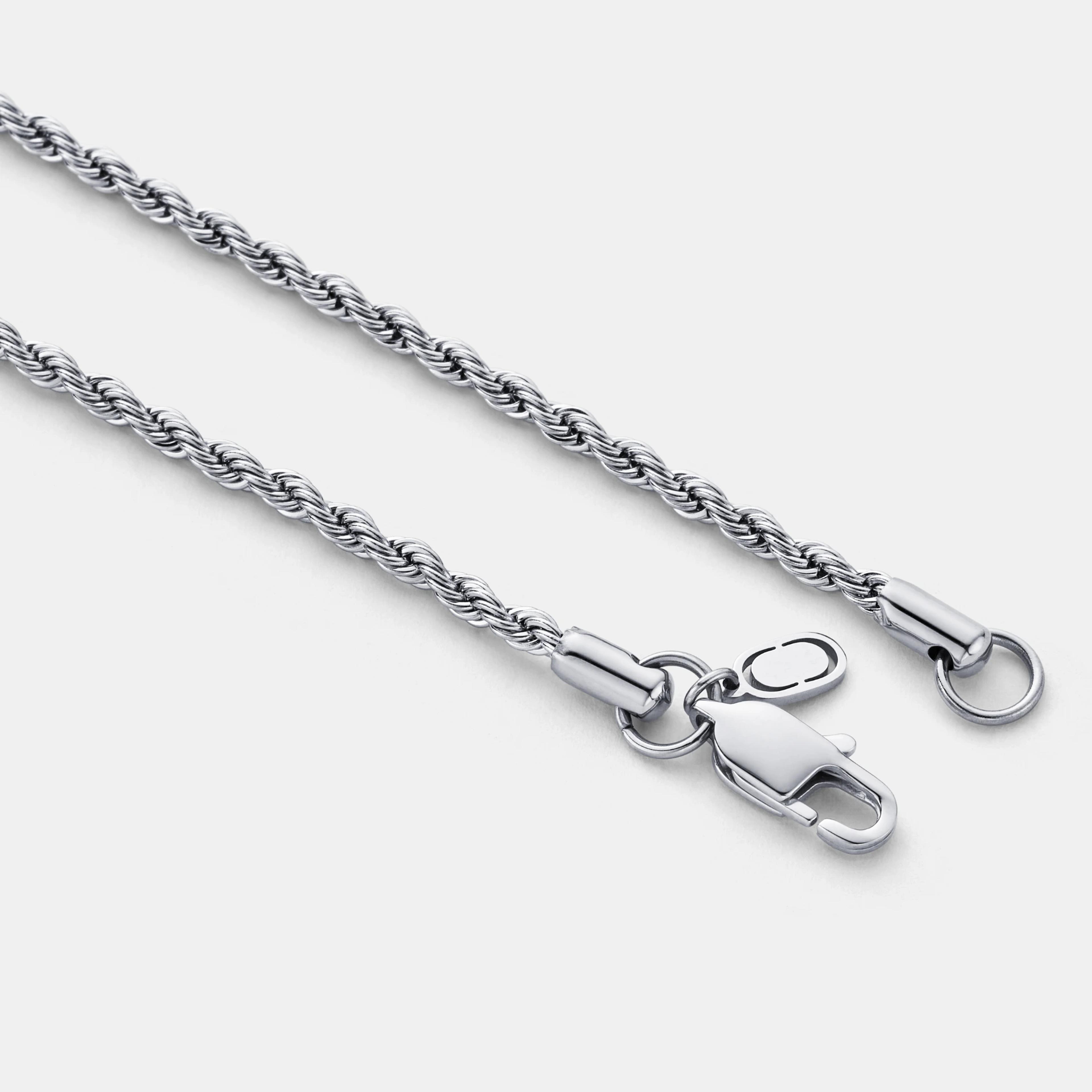 Golden Rope Chain - (silver) 6