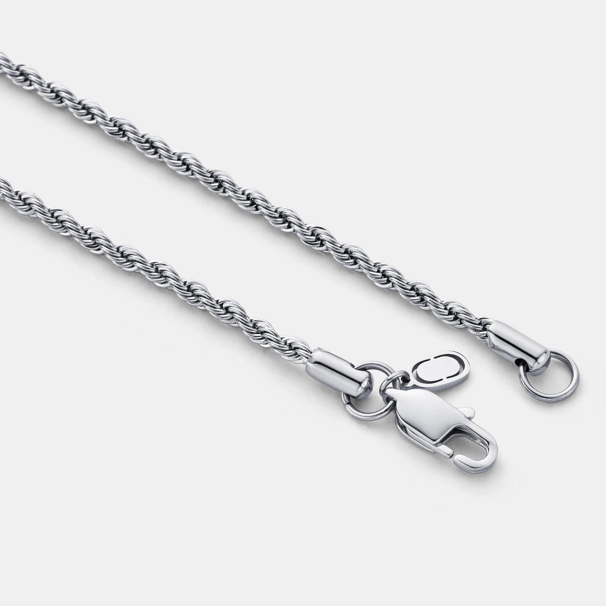 Golden Rope Chain - (silver) 6