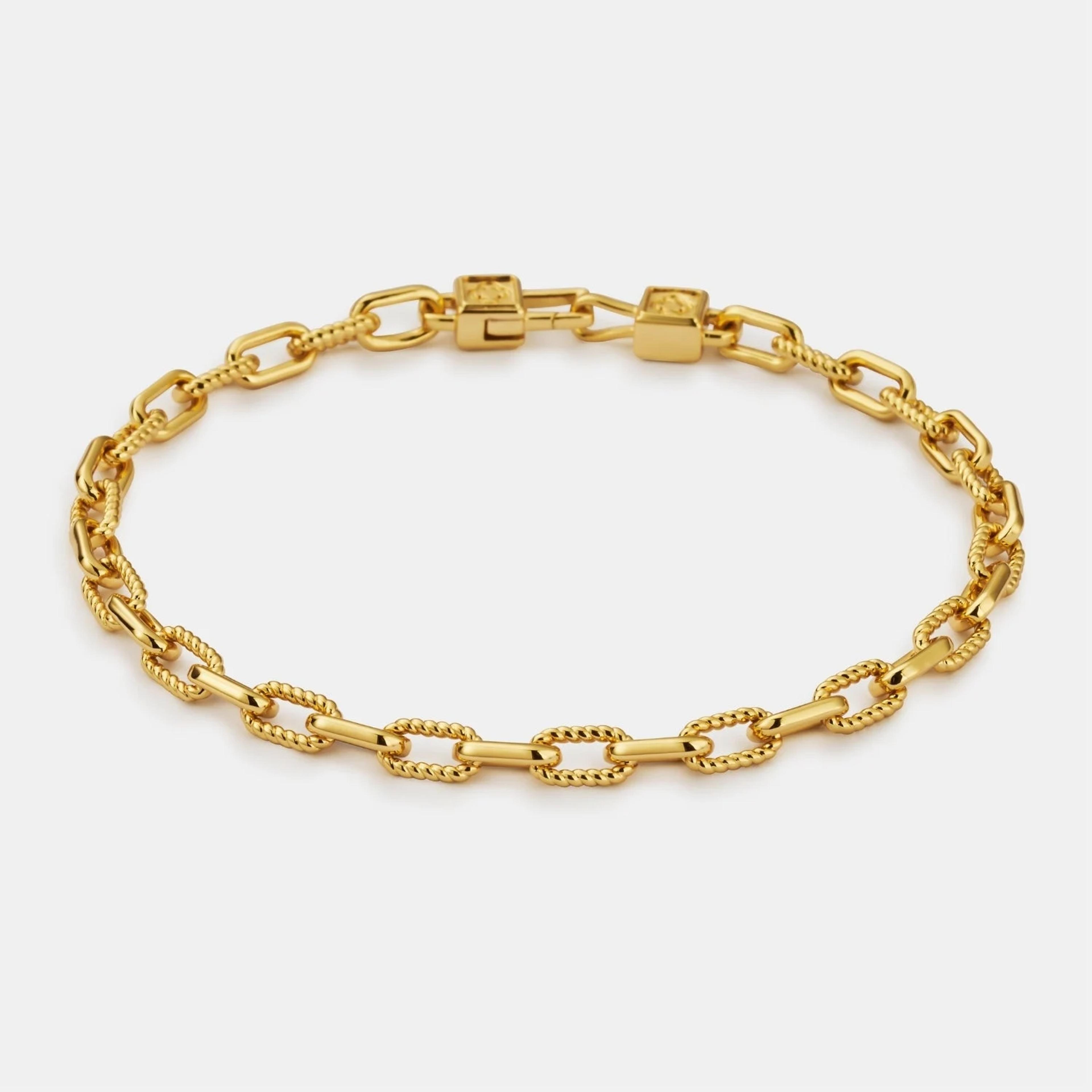 Chunky Link Bracelet - (gold)