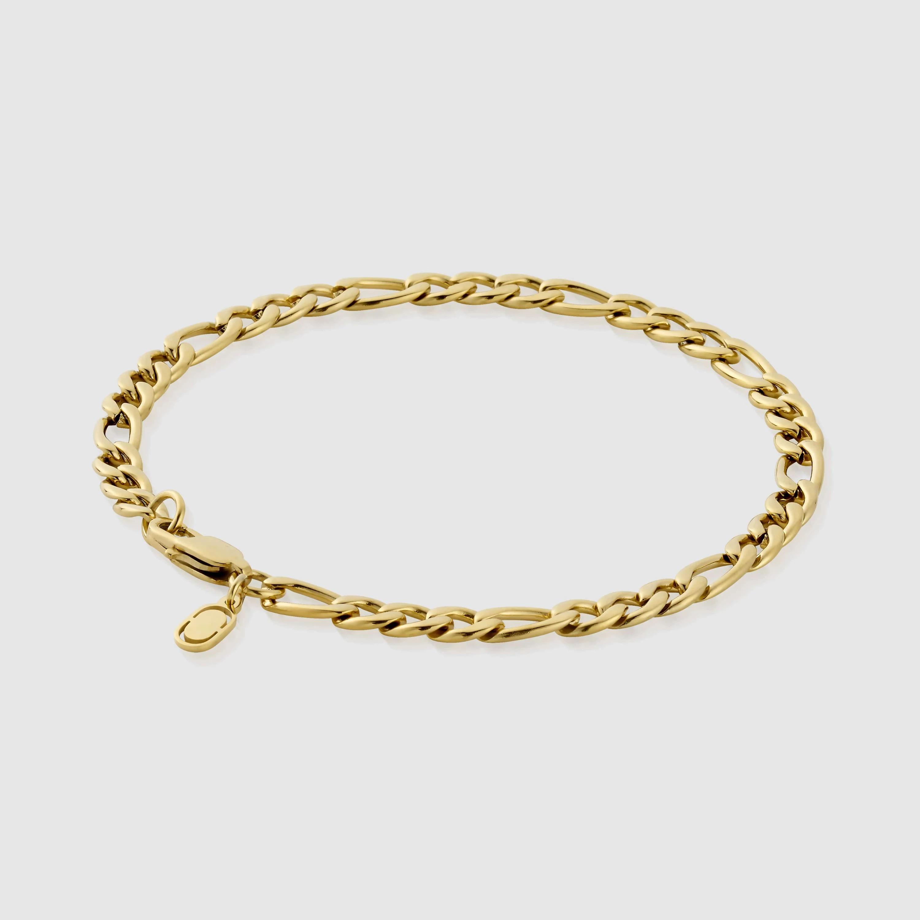 Gold Figaro Bracelet