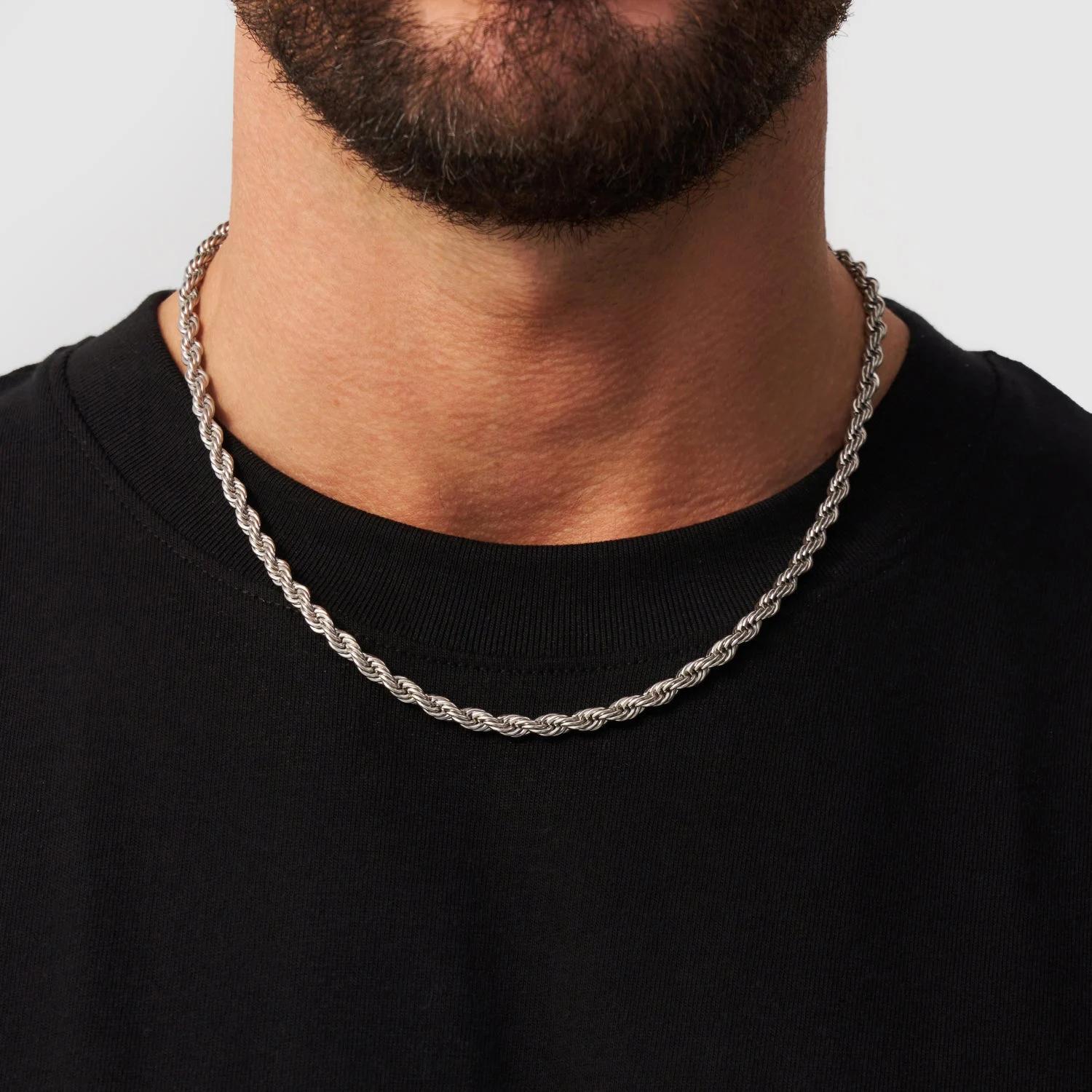 Gold Rope Chain - (silver) 2