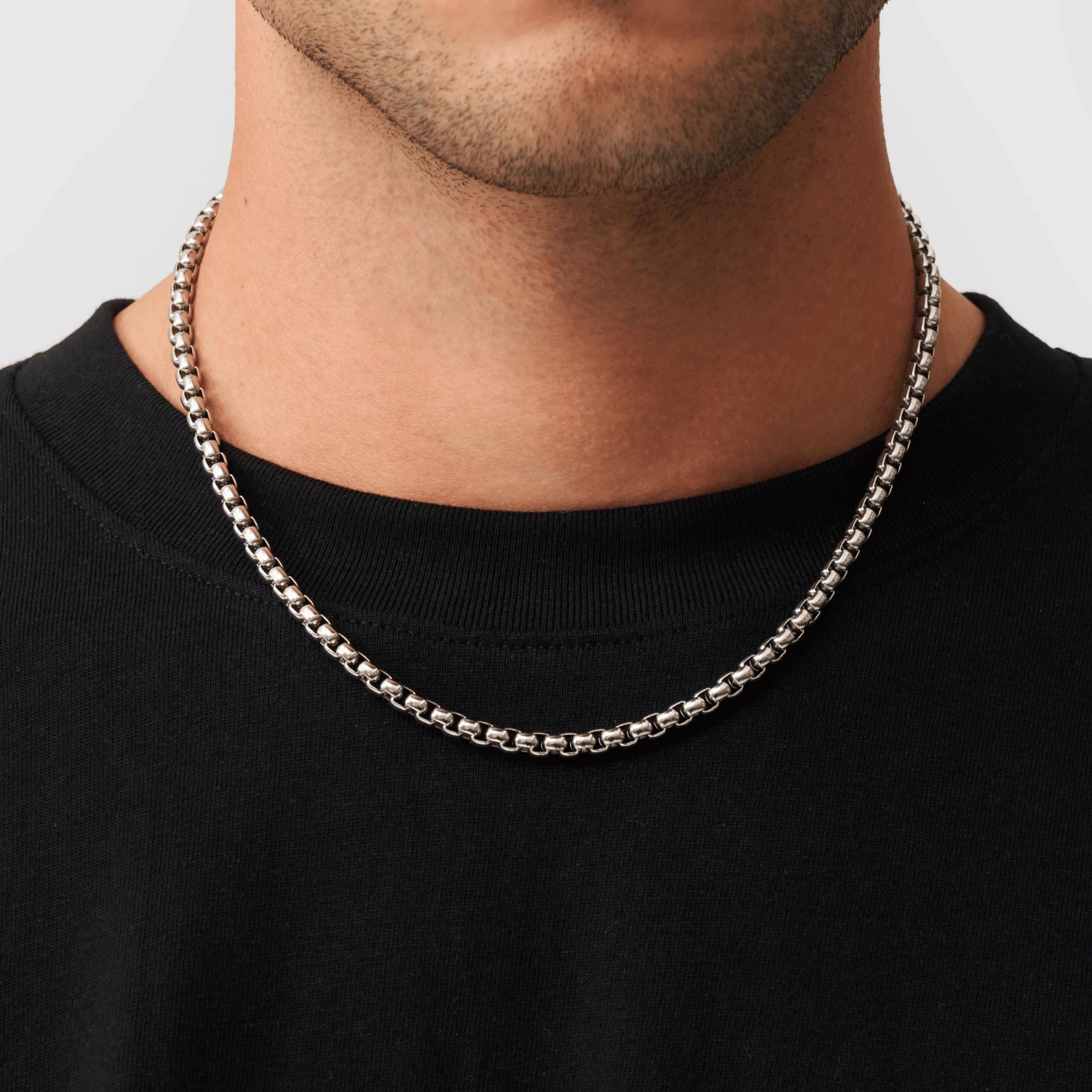 Regal Box Chain - (silver) 2