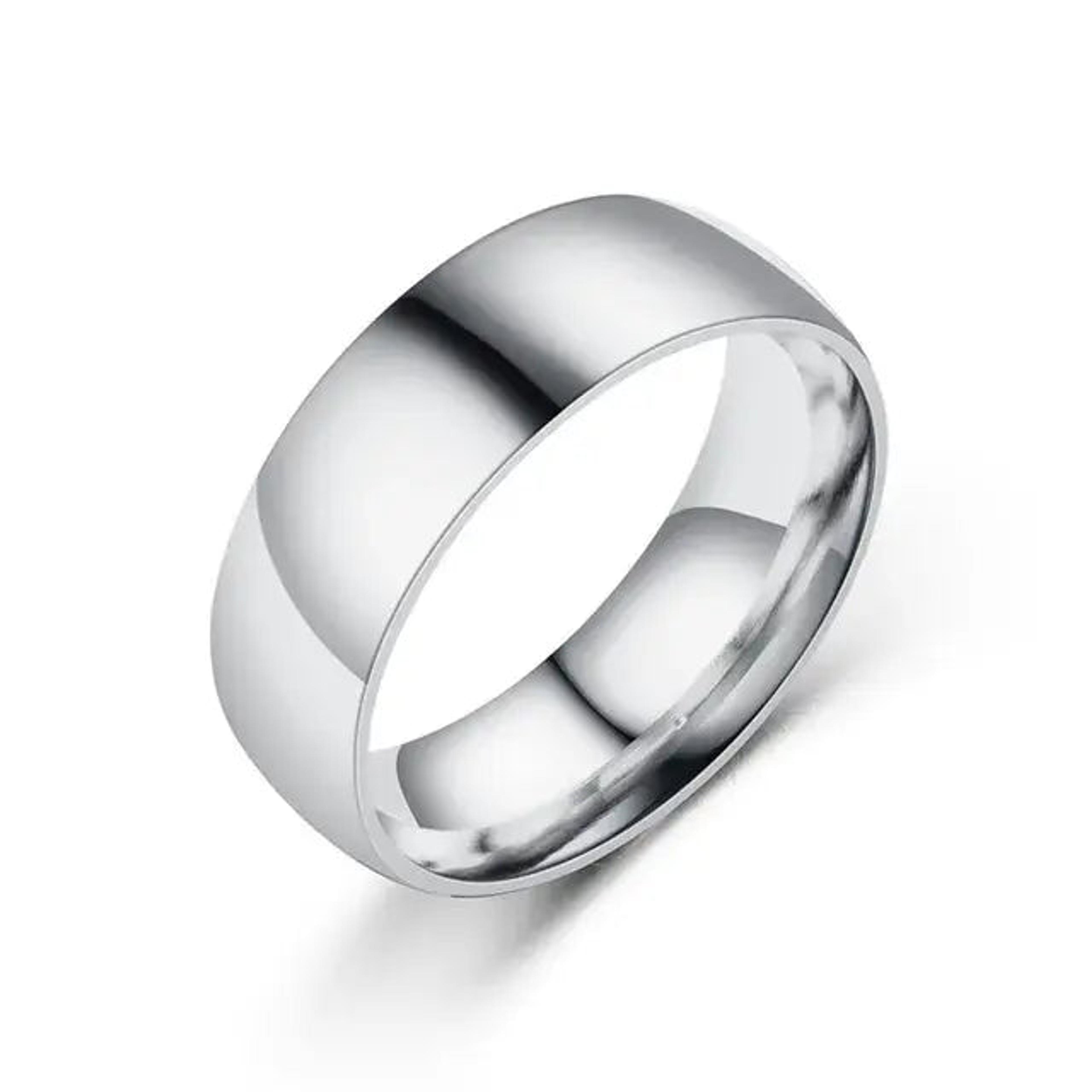 Midnight Matte Ring - Silver 3