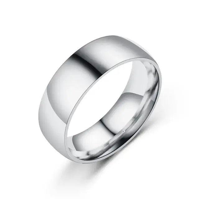 Midnight Matte Ring - Silver 3