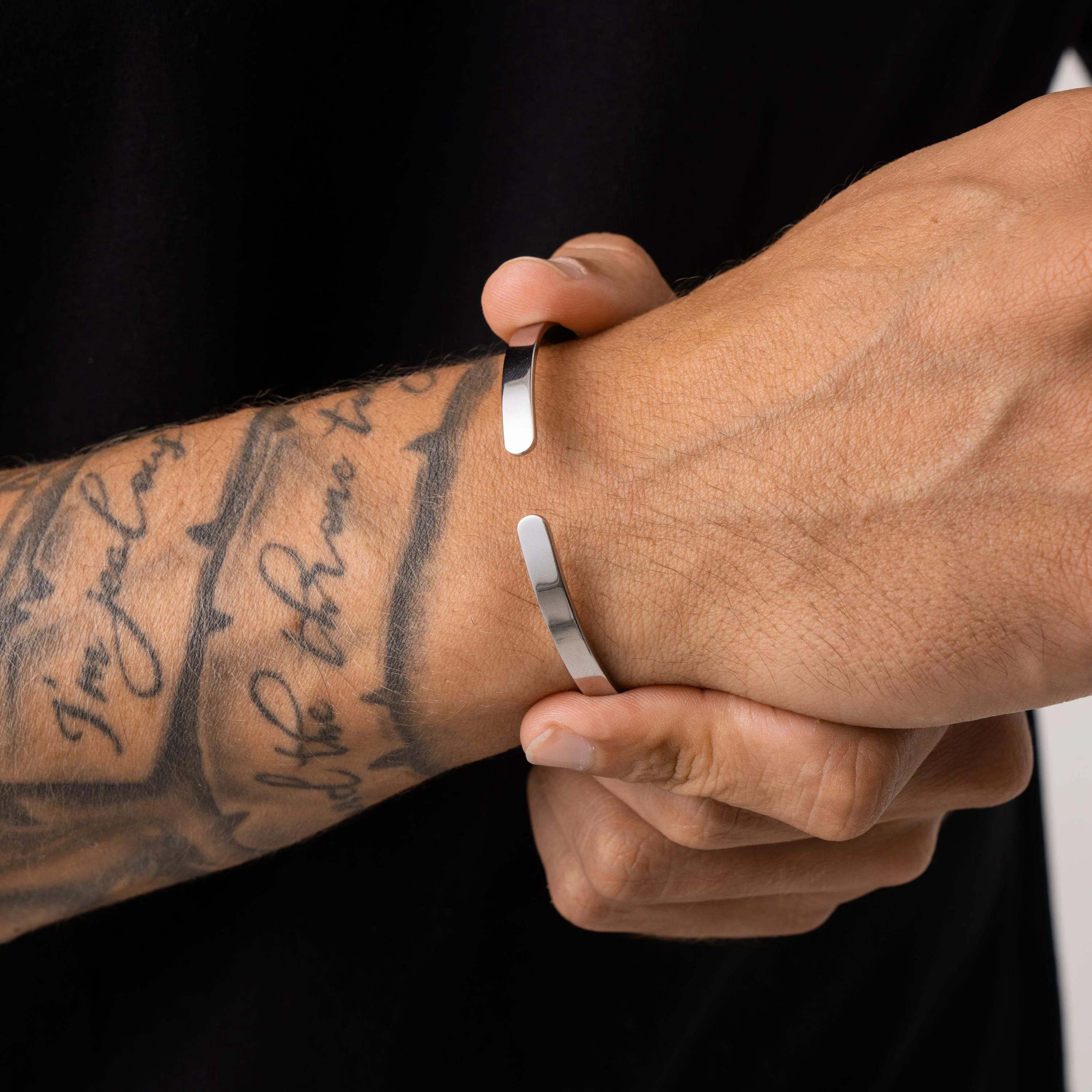 Ethereal Cuff Bracelet - (silver) 3