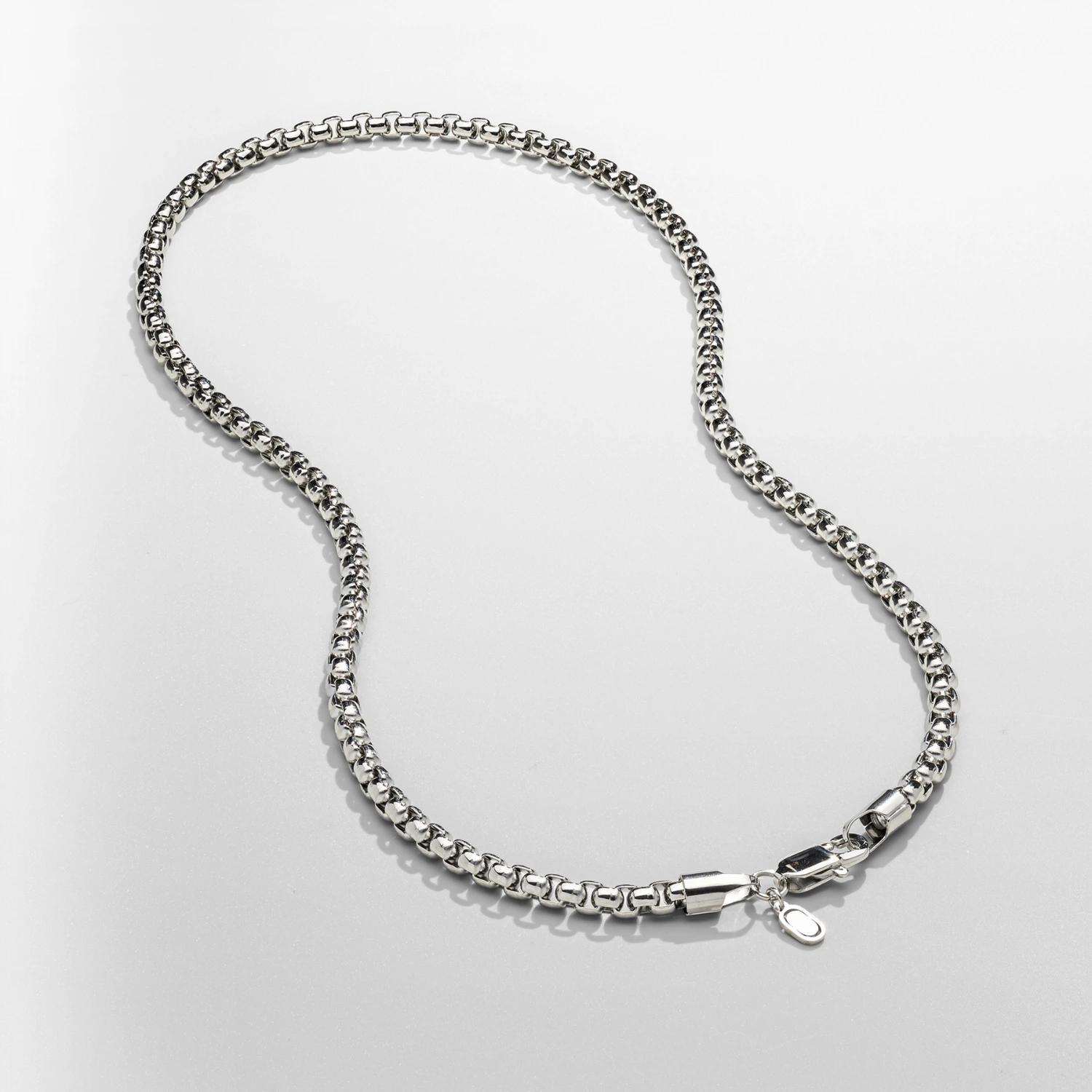 Regal Box Chain - (silver) 7