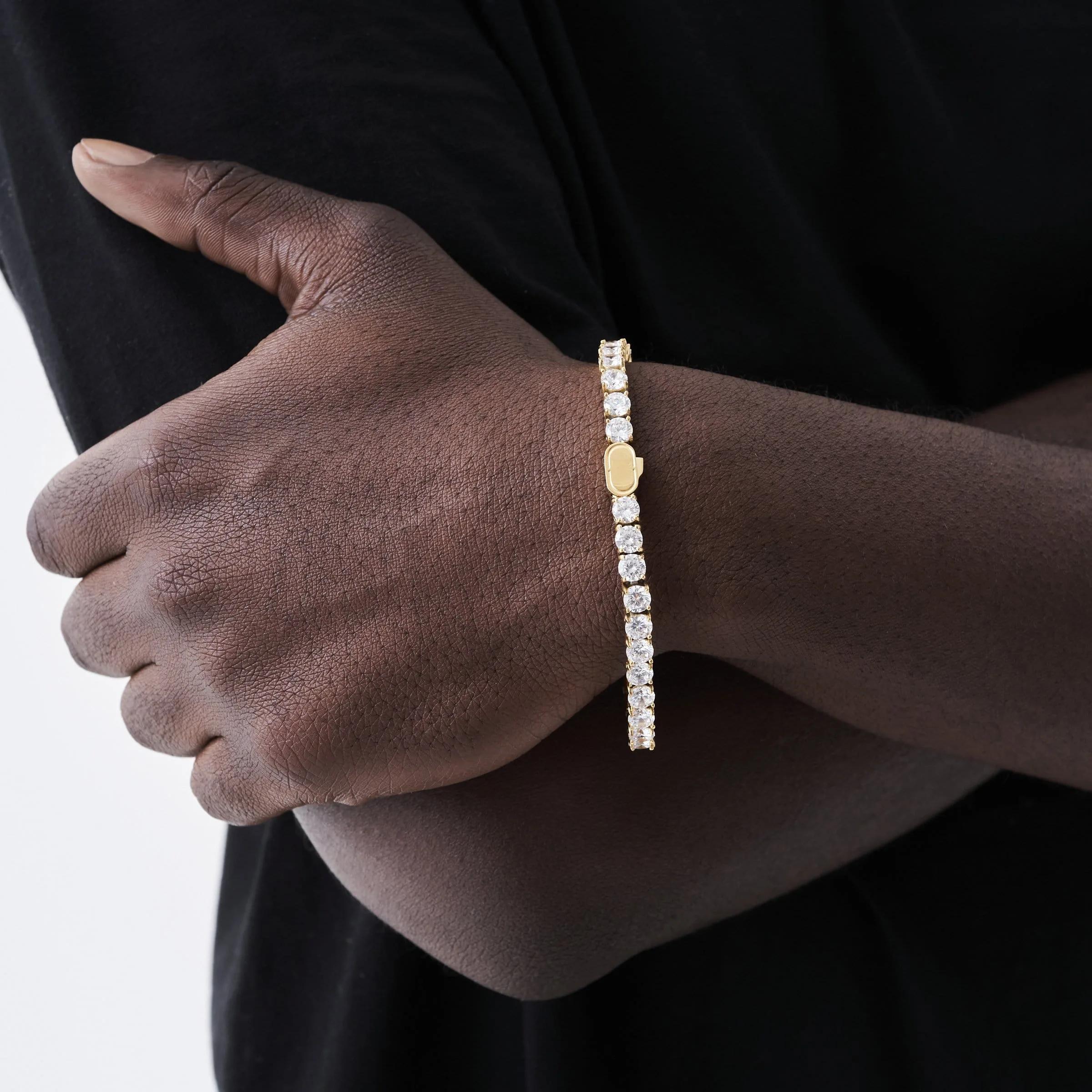 Radiant Tennis Bracelet - (gold) 2