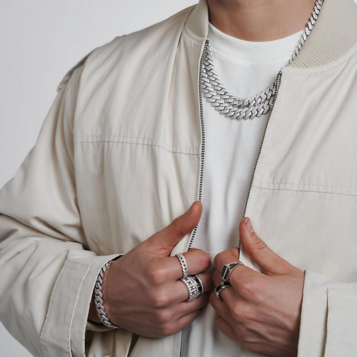 Cuban Link Chain - (silver) 3