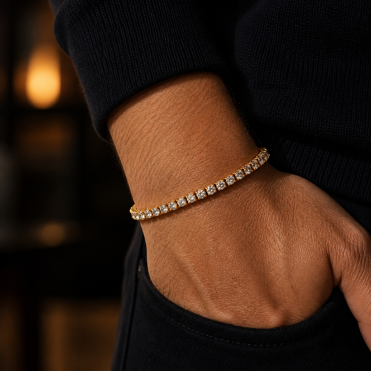 Radiant Tennis Bracelet - (gold)