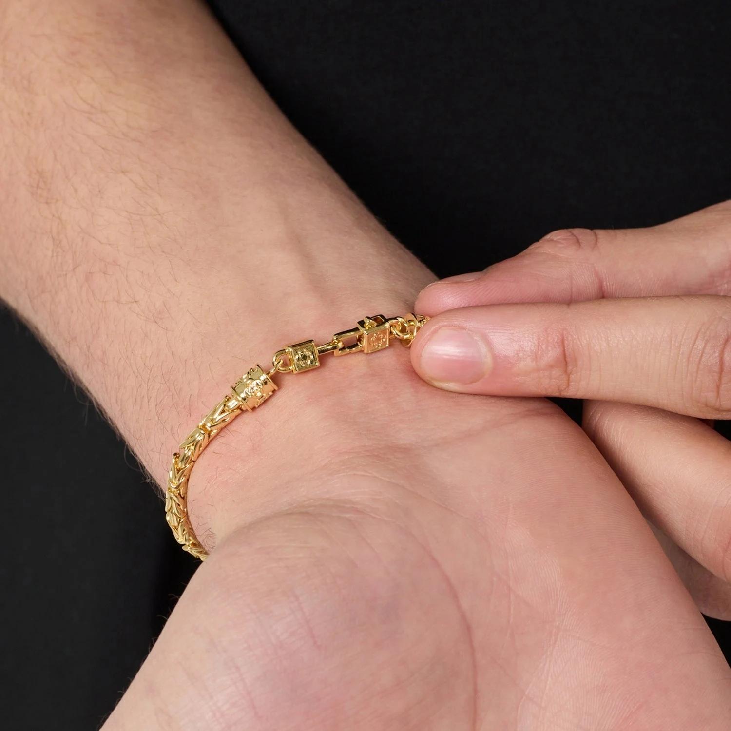 Regal King Chain Bracelet - (gold) 6