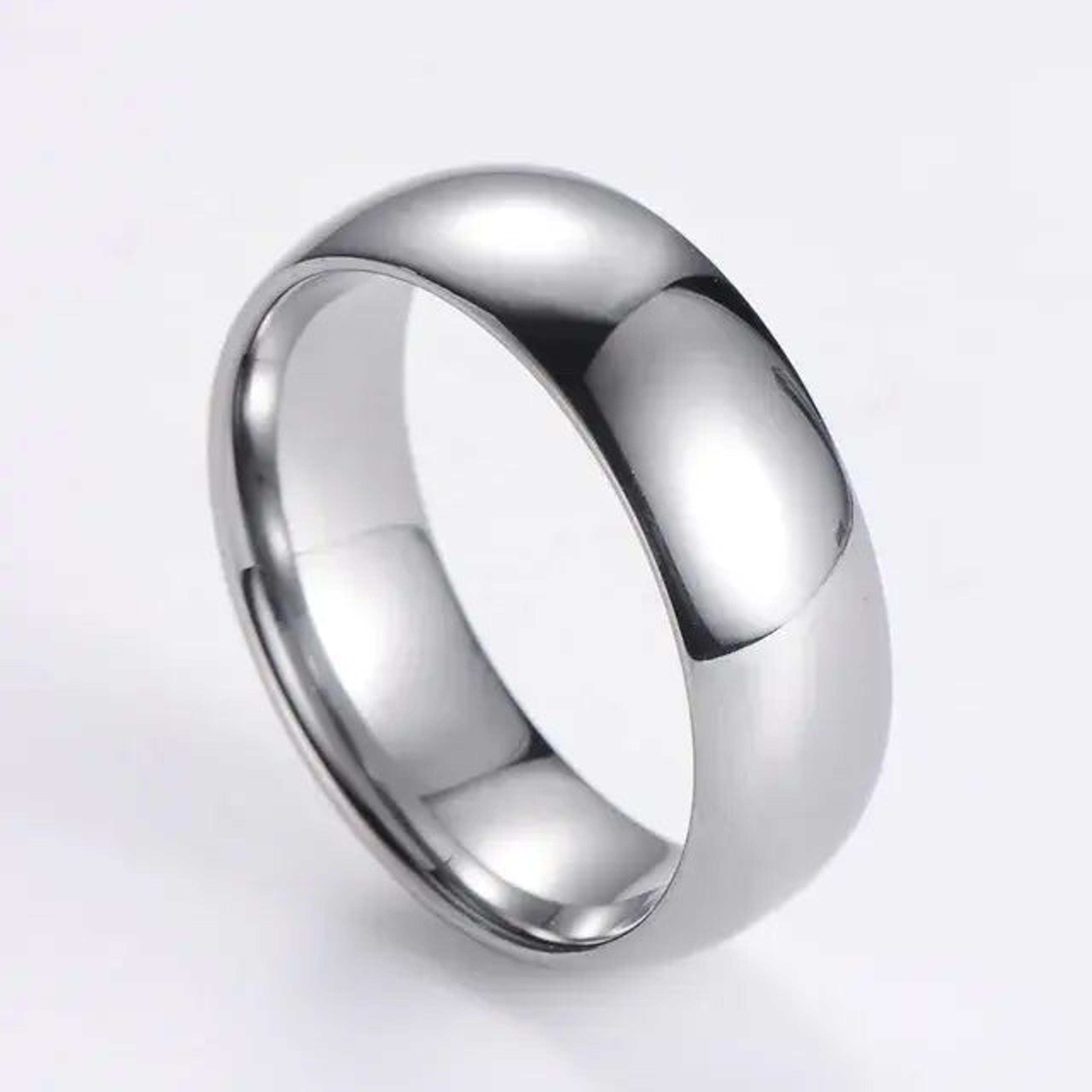 Midnight Matte Ring - Silver 2