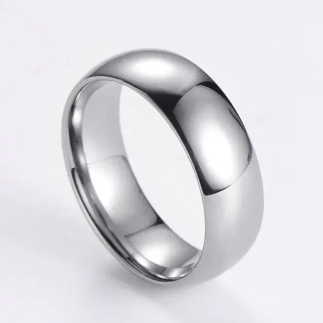 Midnight Matte Ring - Silver 2