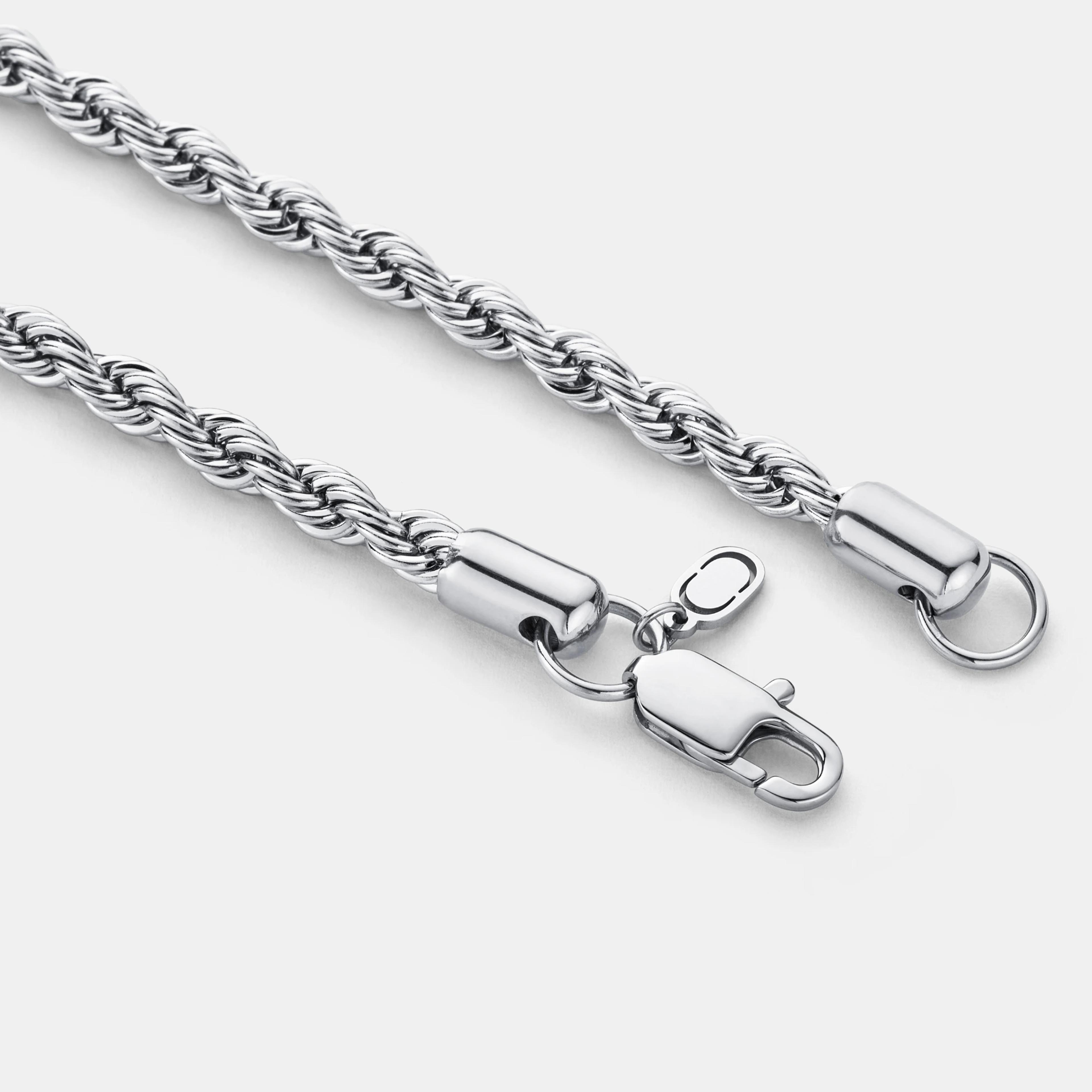 Gold Rope Chain - (silver) 4