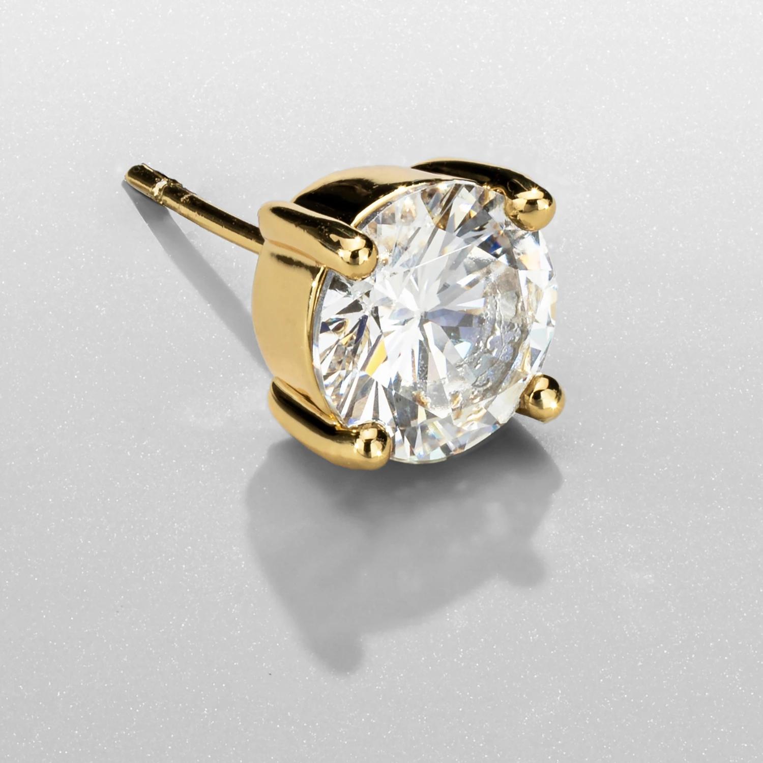 Solitaire Studs - (gold) 3