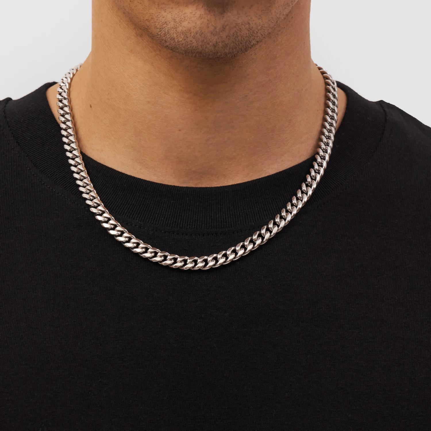 Classic Curb Chain - (silver) 2
