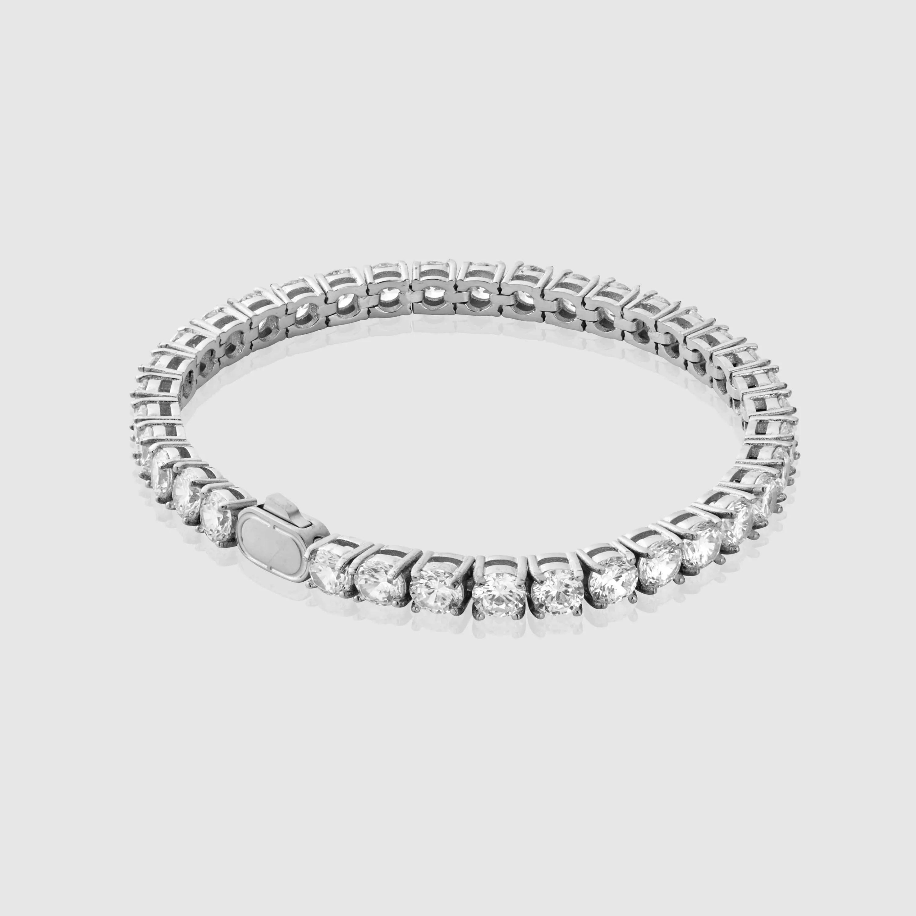 Radiant Tennis Bracelet - (silver)