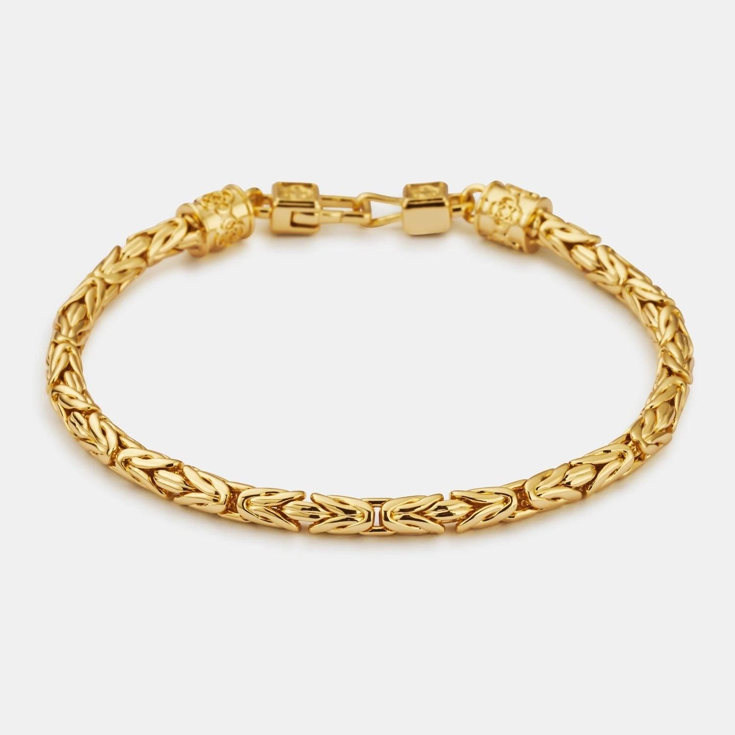 Regal King Chain Bracelet - (gold)