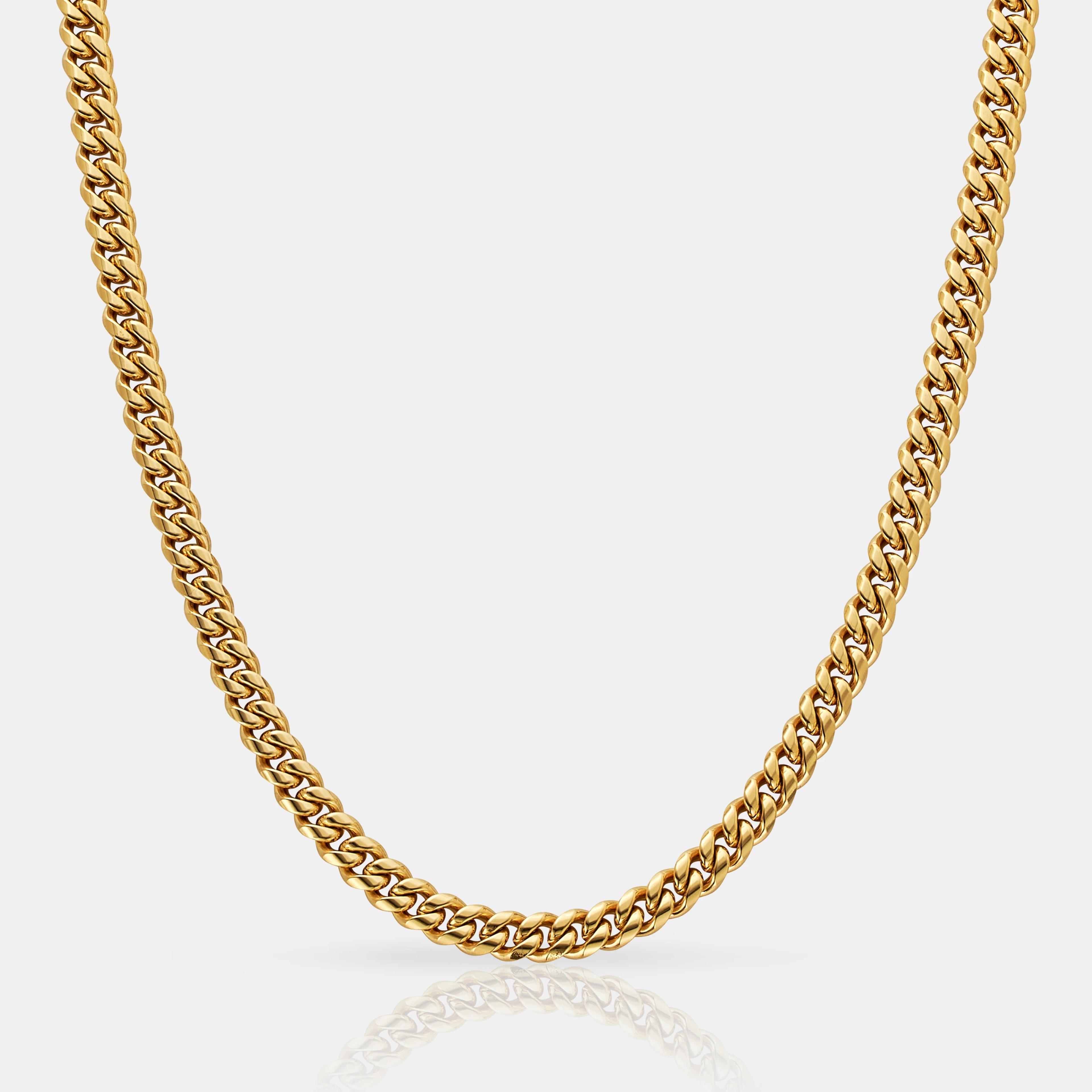 Gold Curb Chain 1