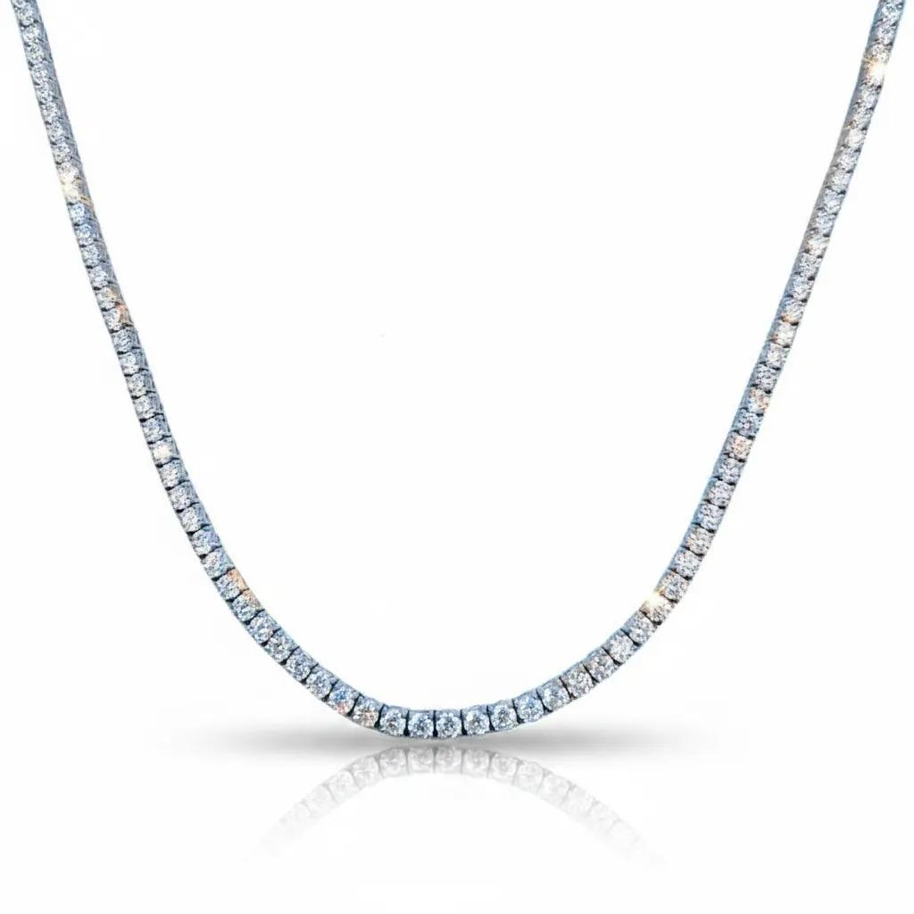 Sparkle Tennis Chain - (silver)