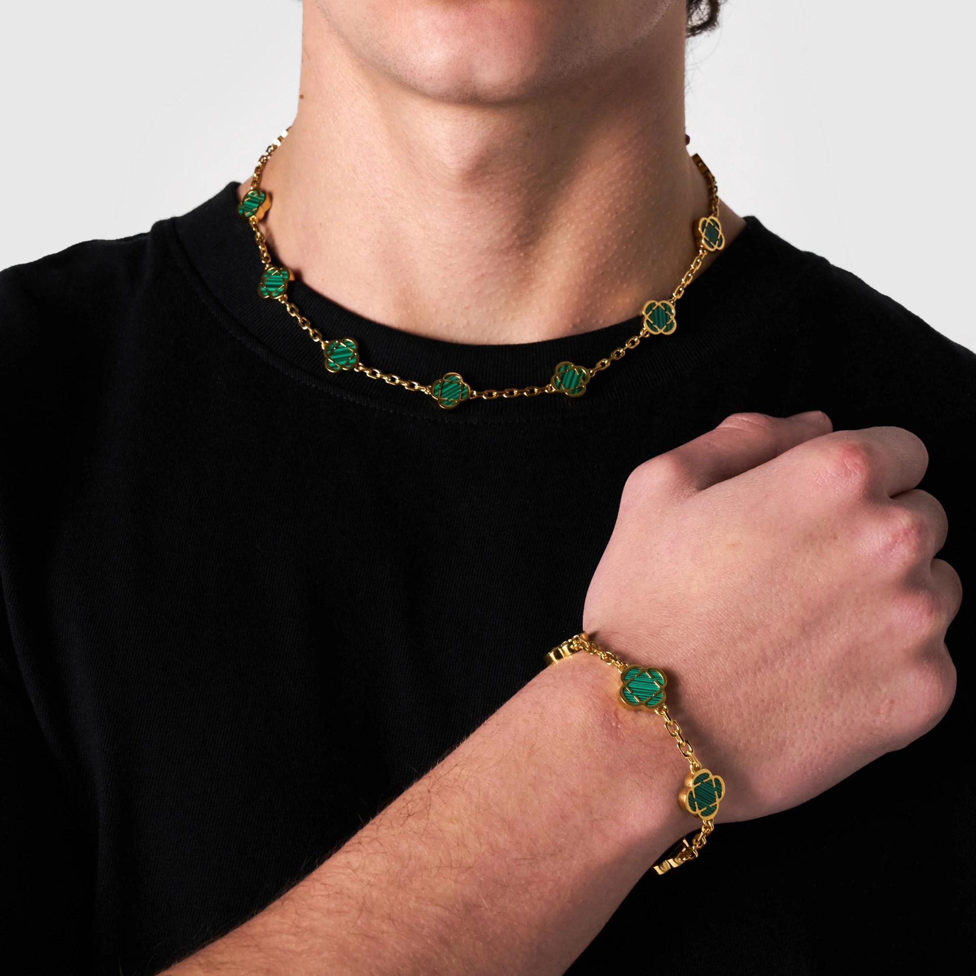 Azure Bloom Chain - Malachite 5