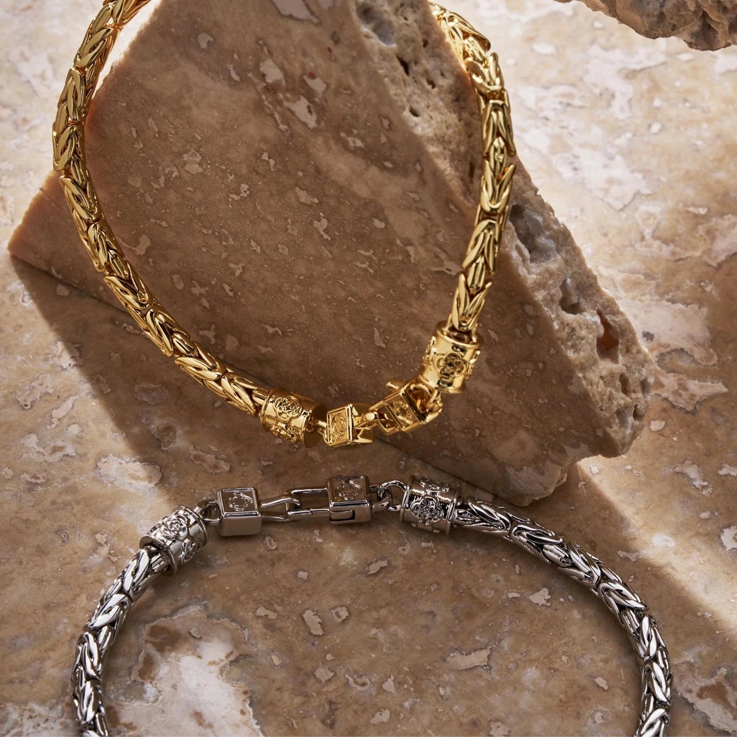 Regal King Chain Bracelet - (gold) 5