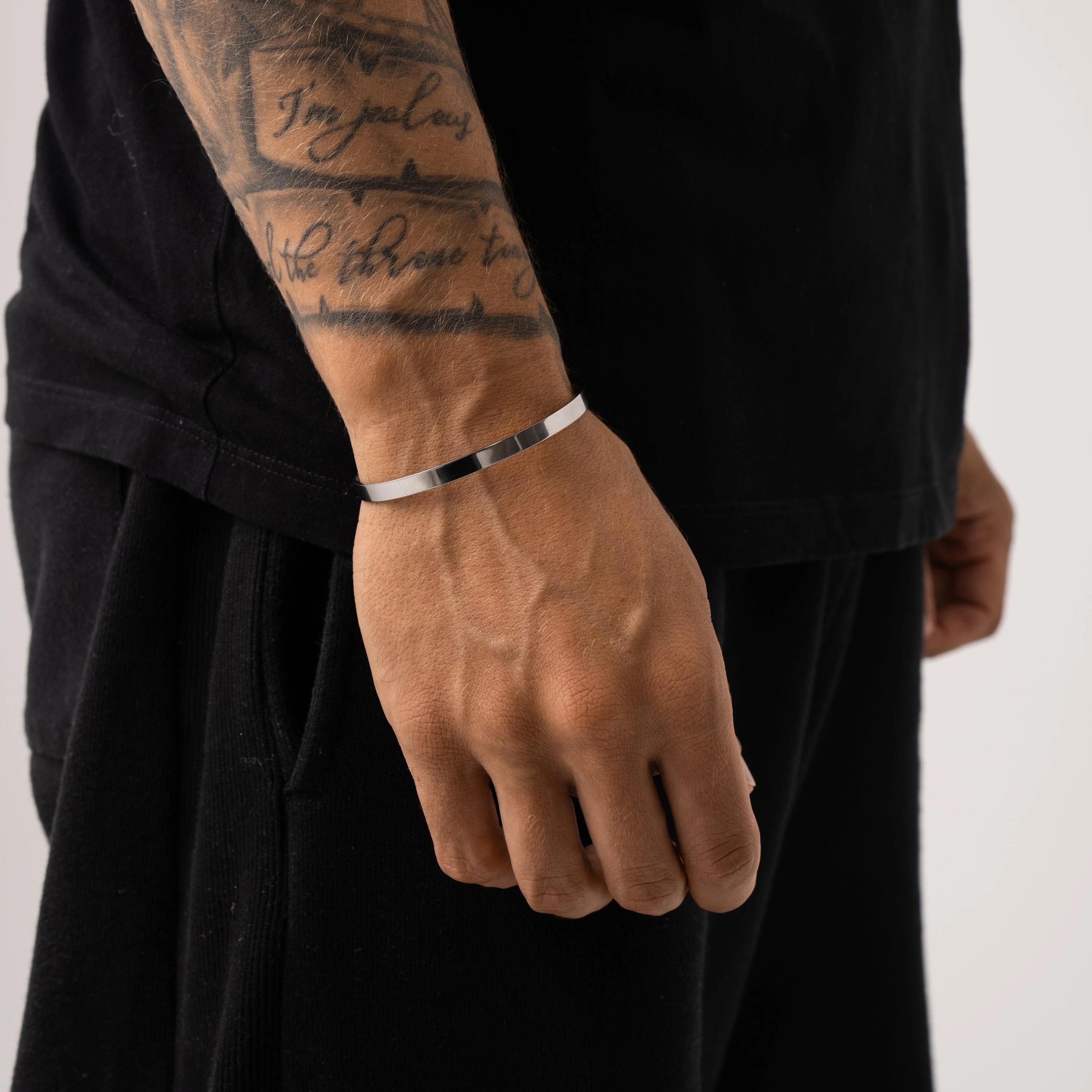 Ethereal Cuff Bracelet - (silver) 2