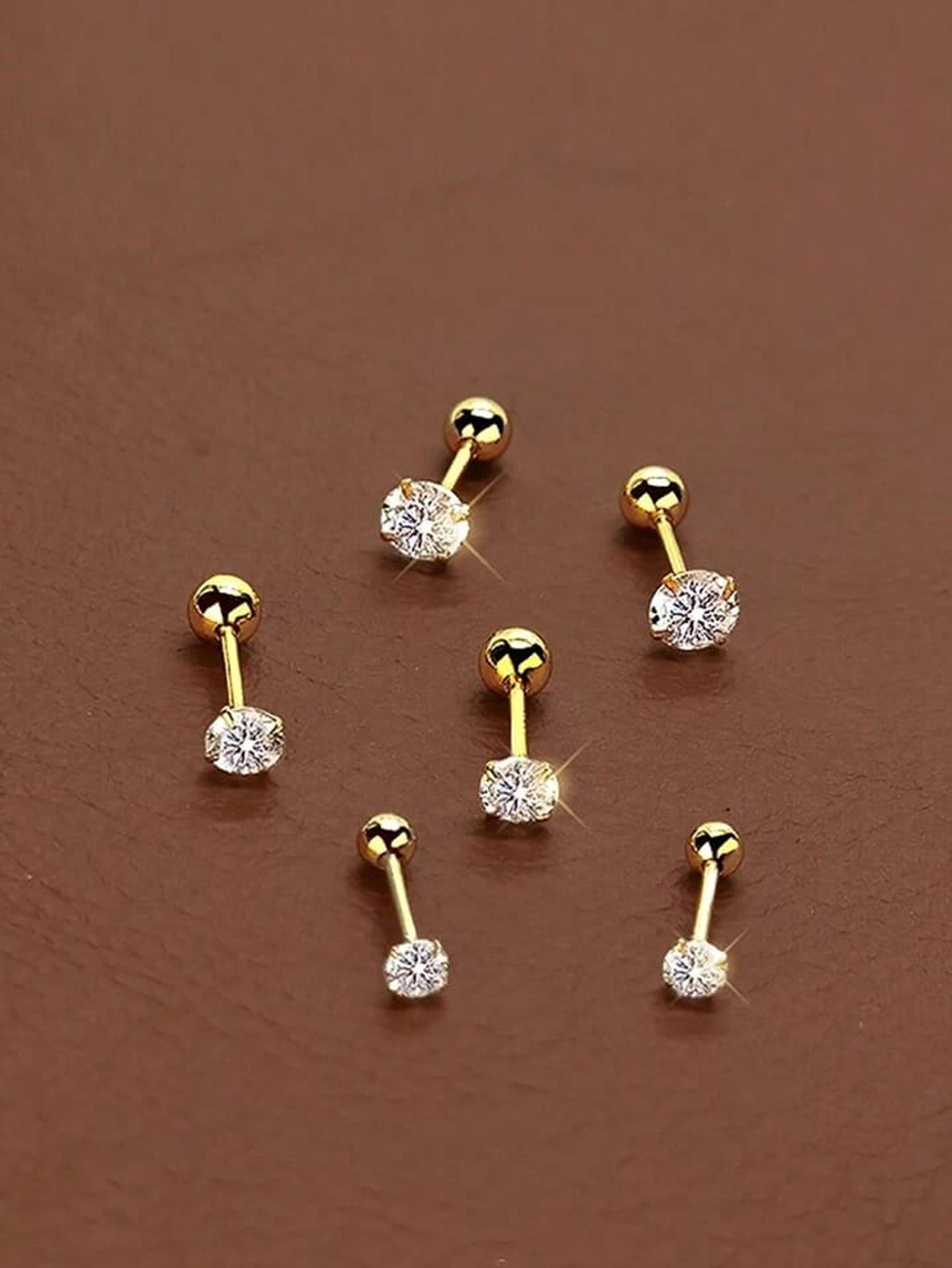 Gold Diamond Earring 2