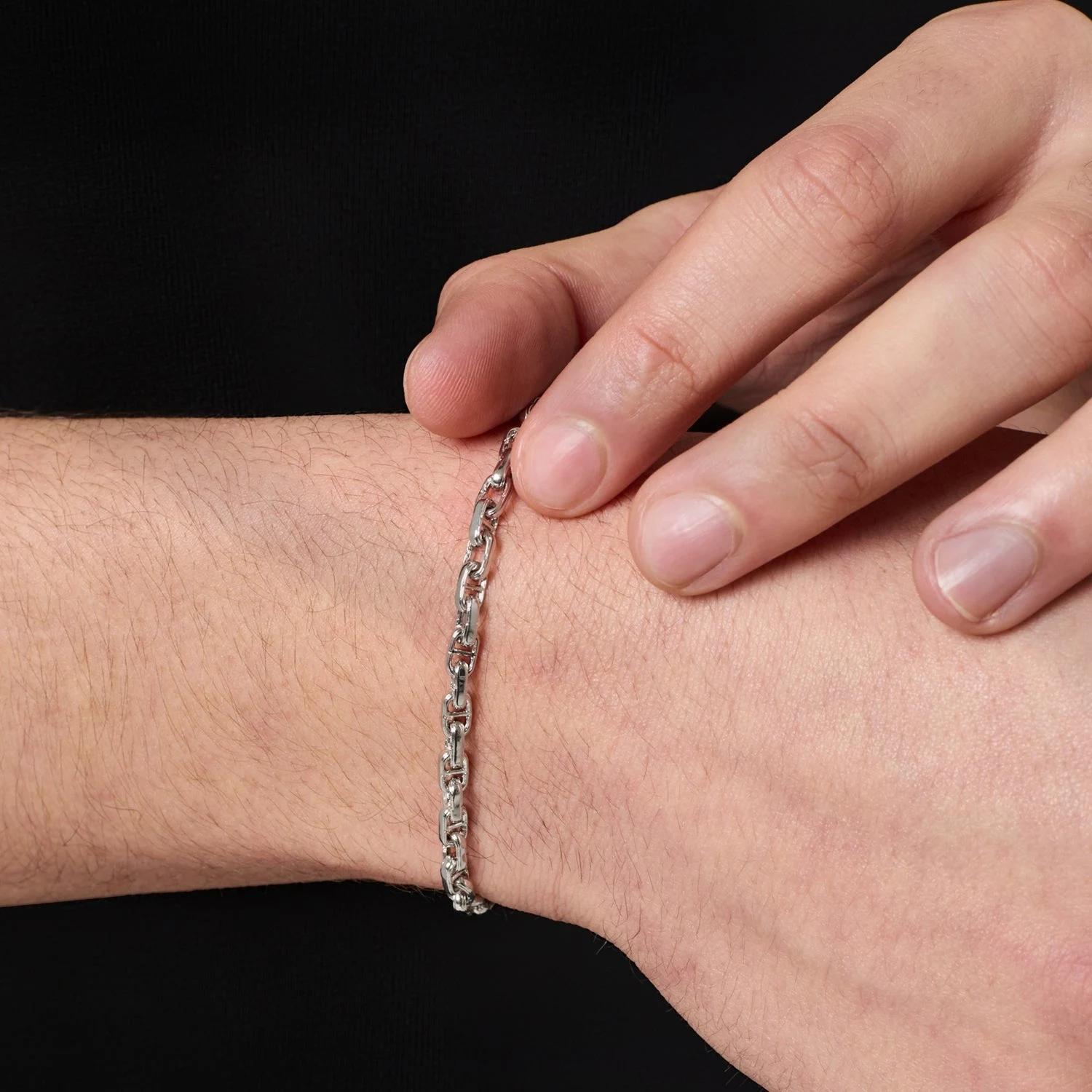 Regal Link Bracelet - (silver) 3