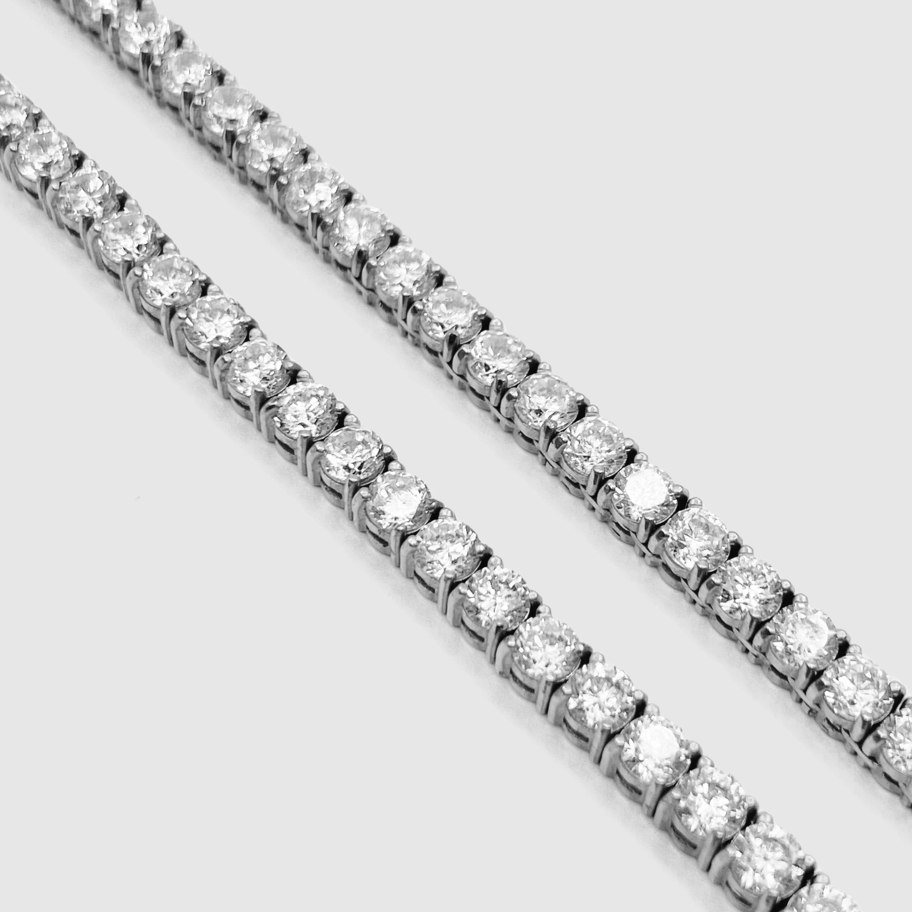 Sparkle Tennis Chain - (silver) 3