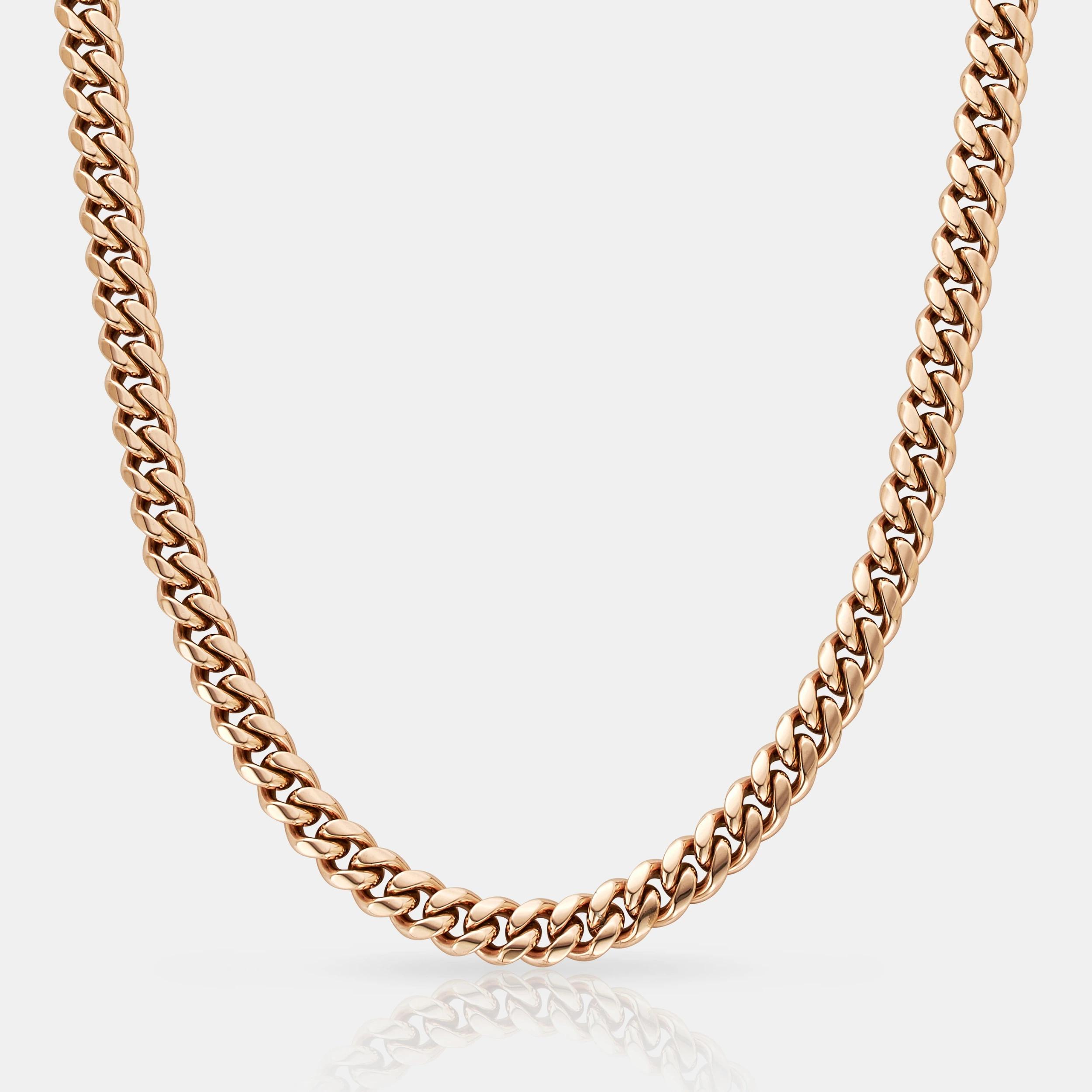 Classic Curb Chain - (rose Gold)