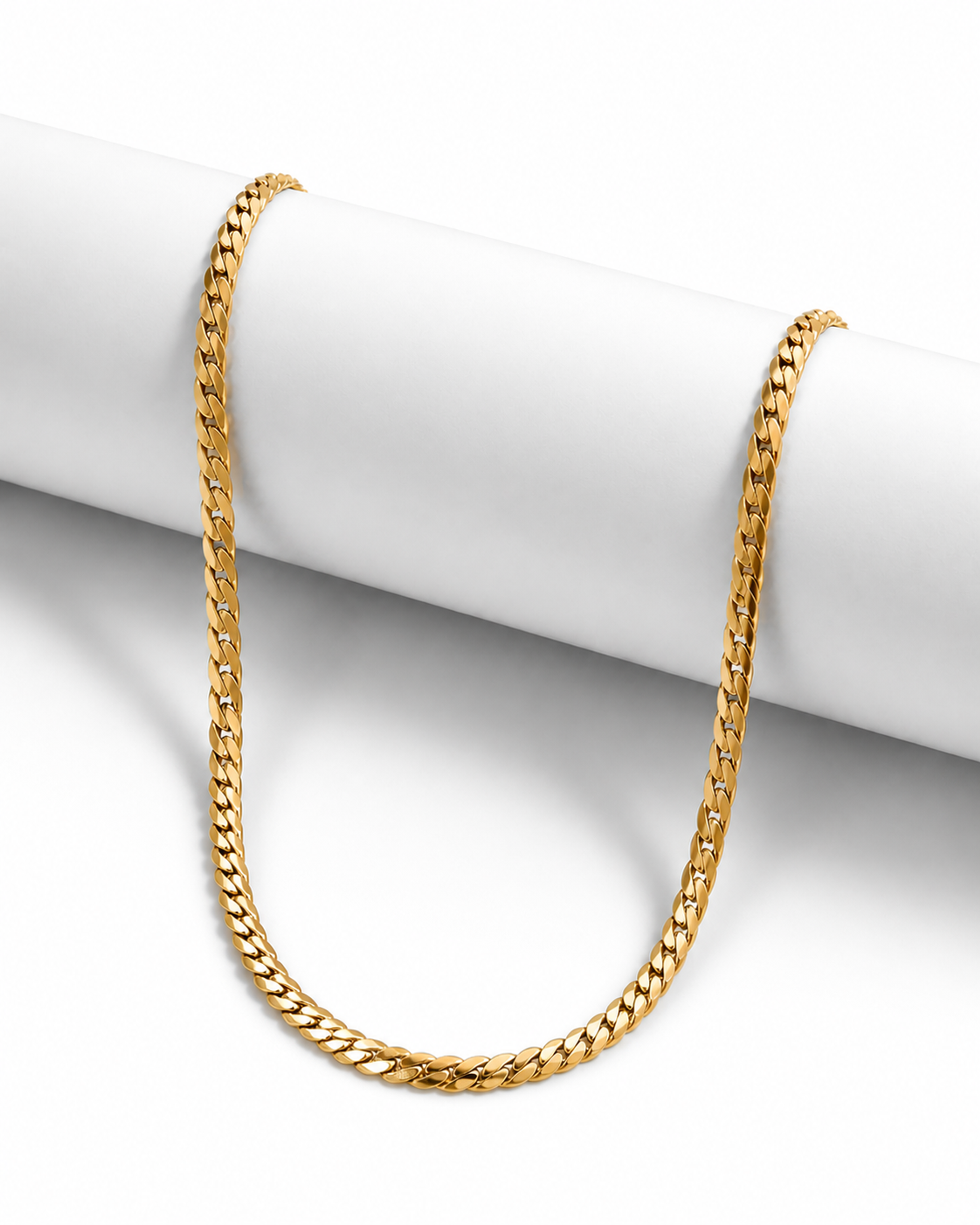 Spiral Gold Chain For Men 
