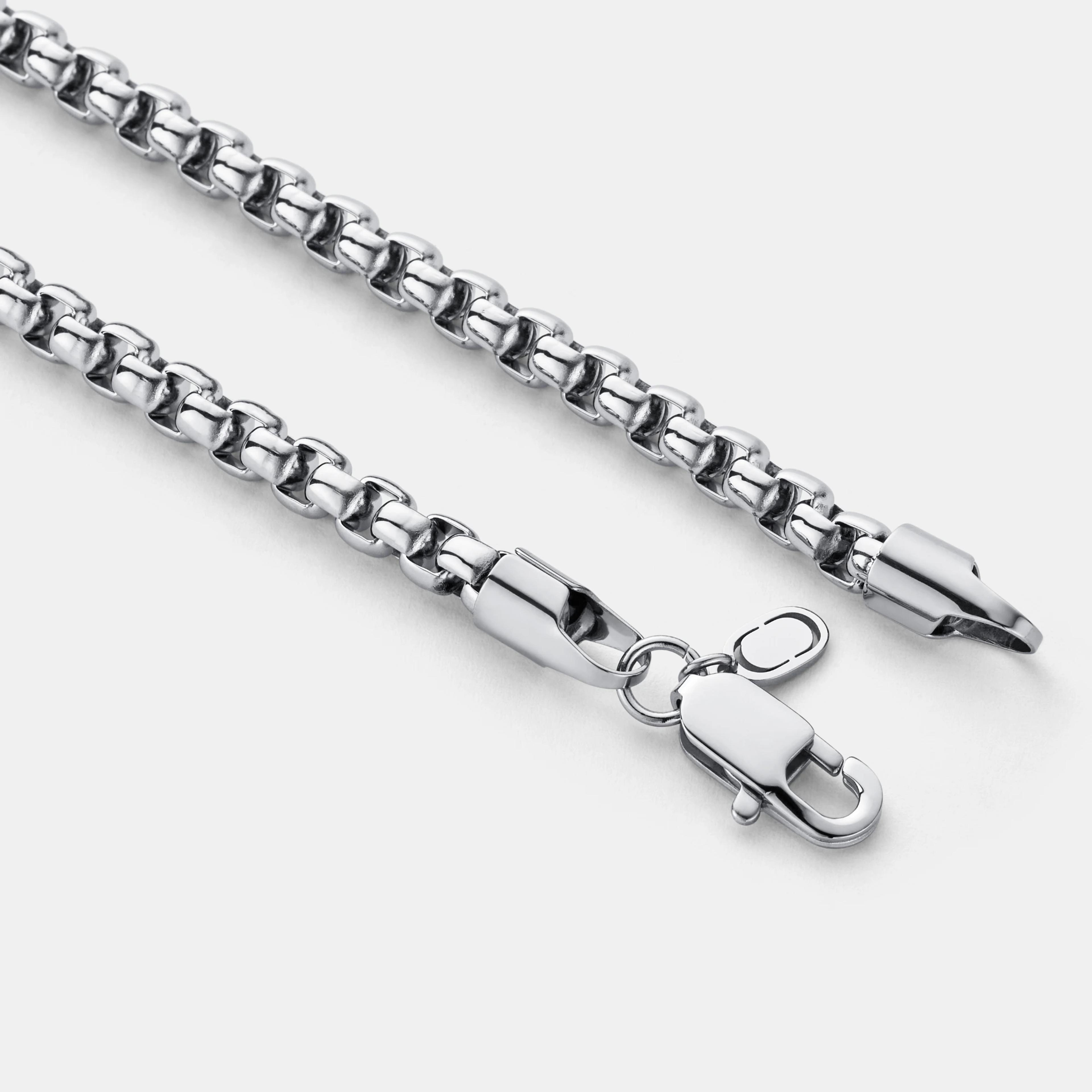 Regal Box Chain - (silver) 8