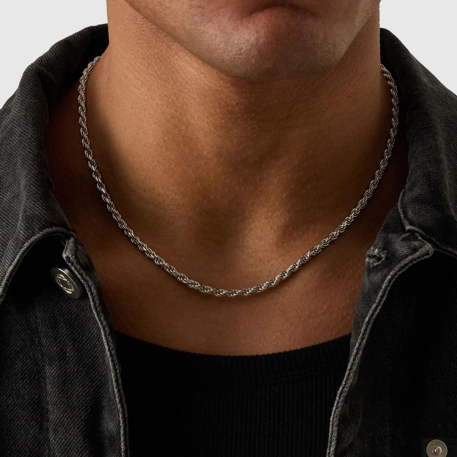 Gold Rope Chain - (silver) 6