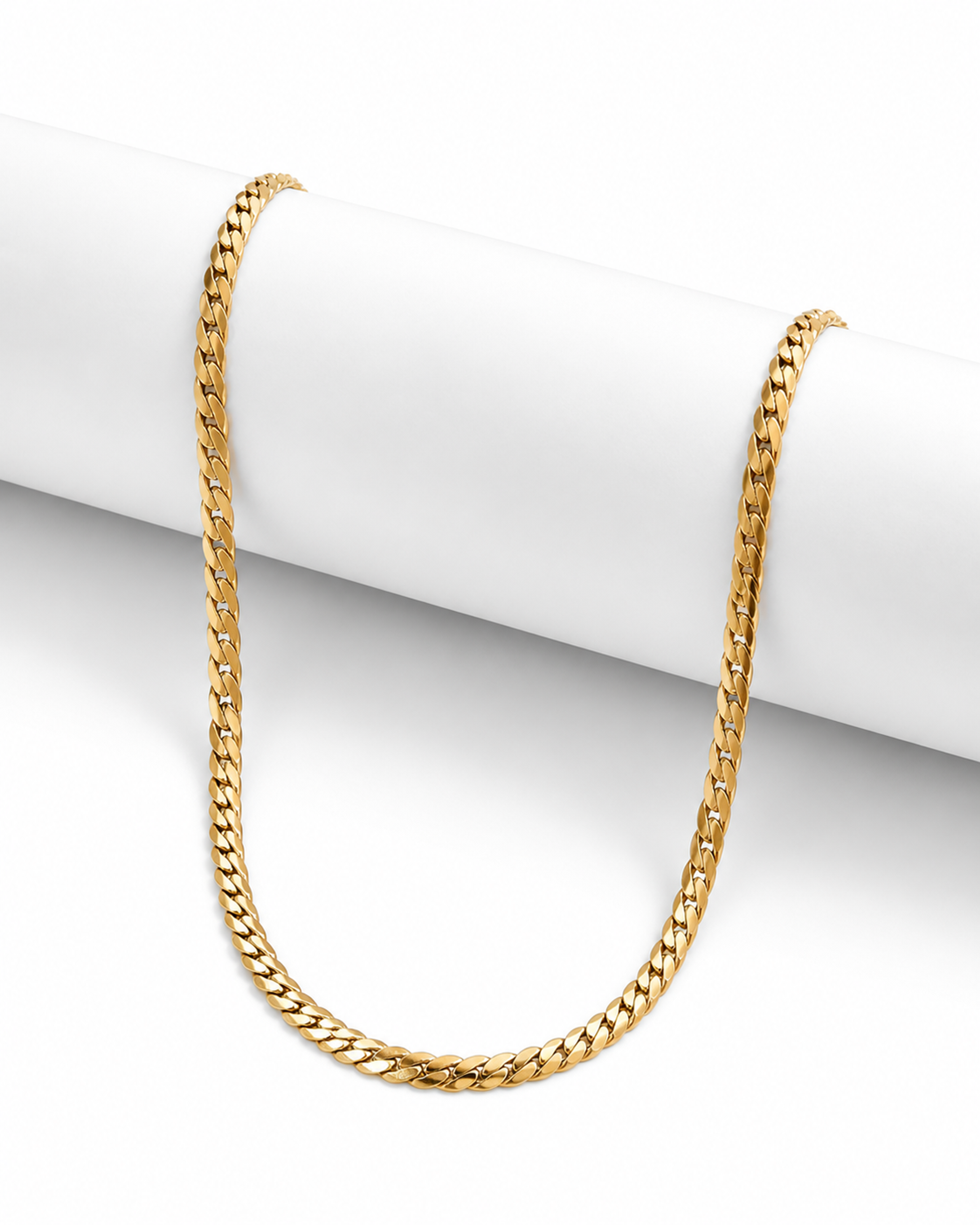 Spiral Gold Chain For Men  1