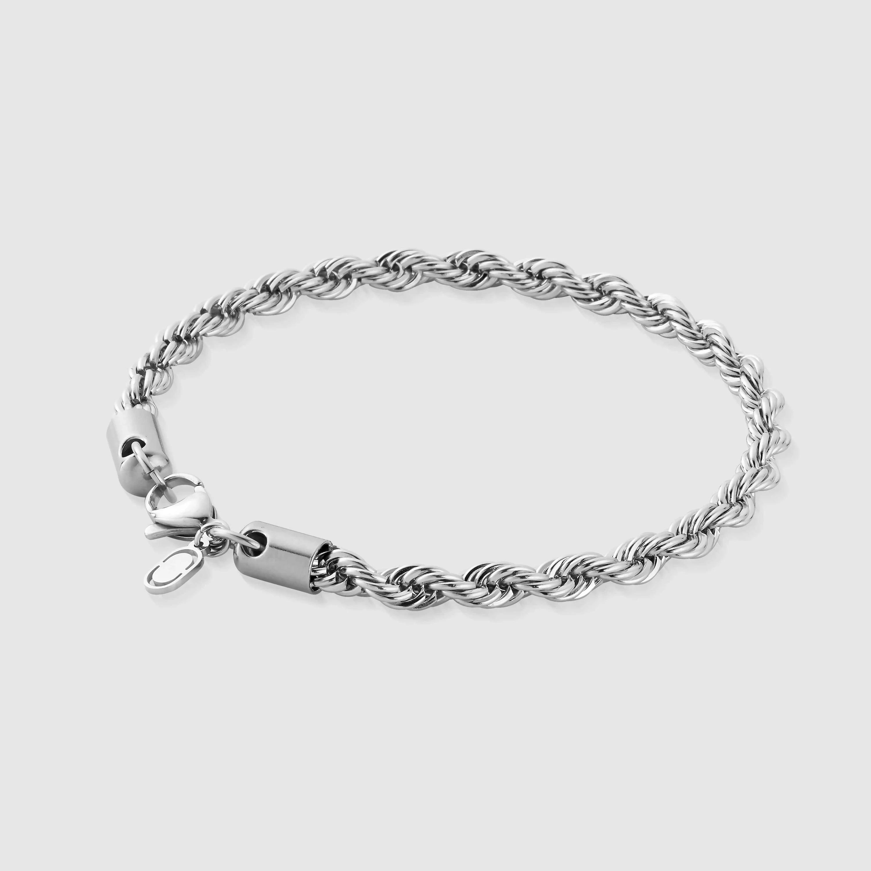 Gold Rope Chain Bracelet - (silver)