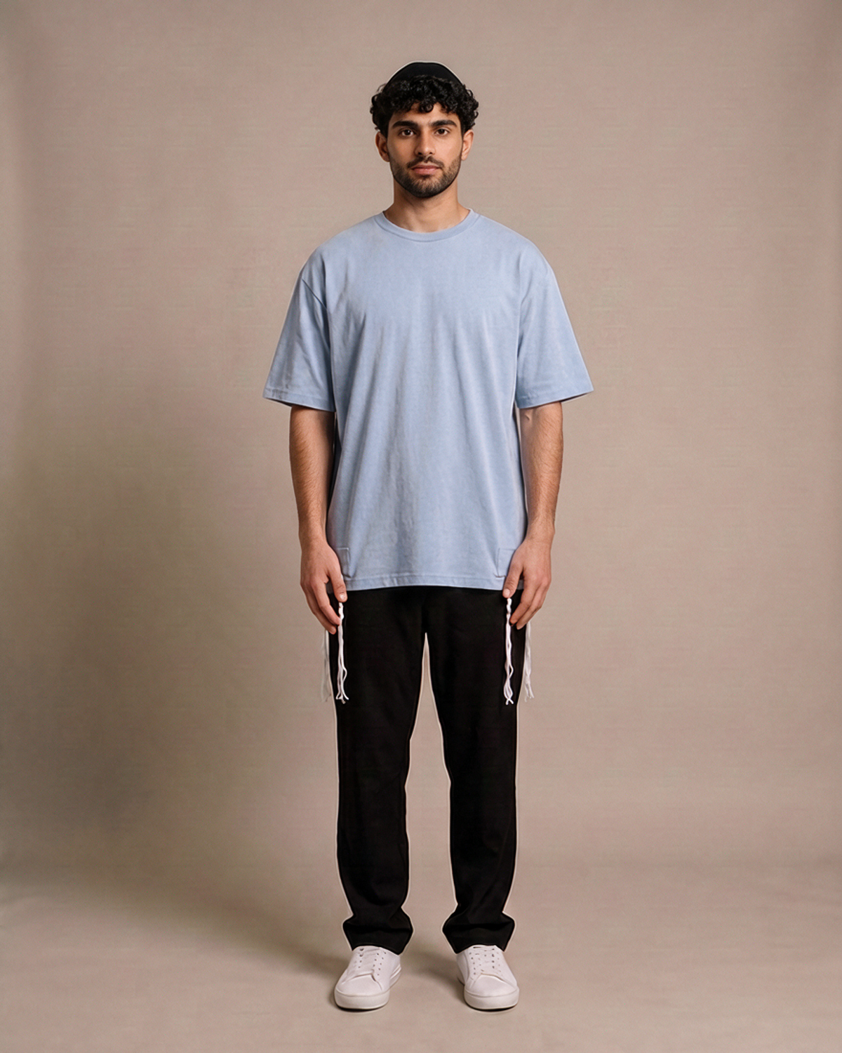 light blue T