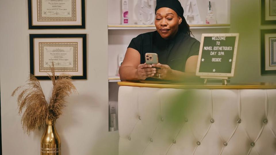 AI Receptionist for Day Spas: How Beside Helps NuVel Esthetiques Stay Present With Clients and Capture Missed-Call Bookings