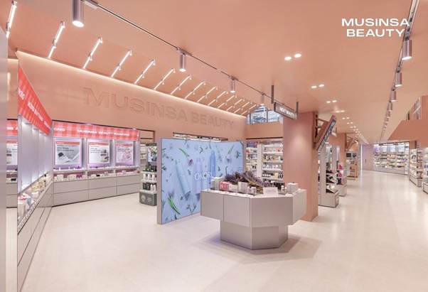 Musinsa Beauty Hongdae beauty store in Seoul