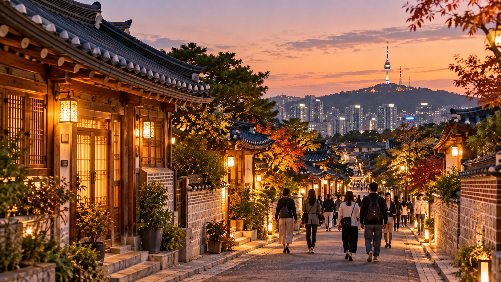 Traditional hanok houses in Seoul during 2026 Seoul Hanok Week