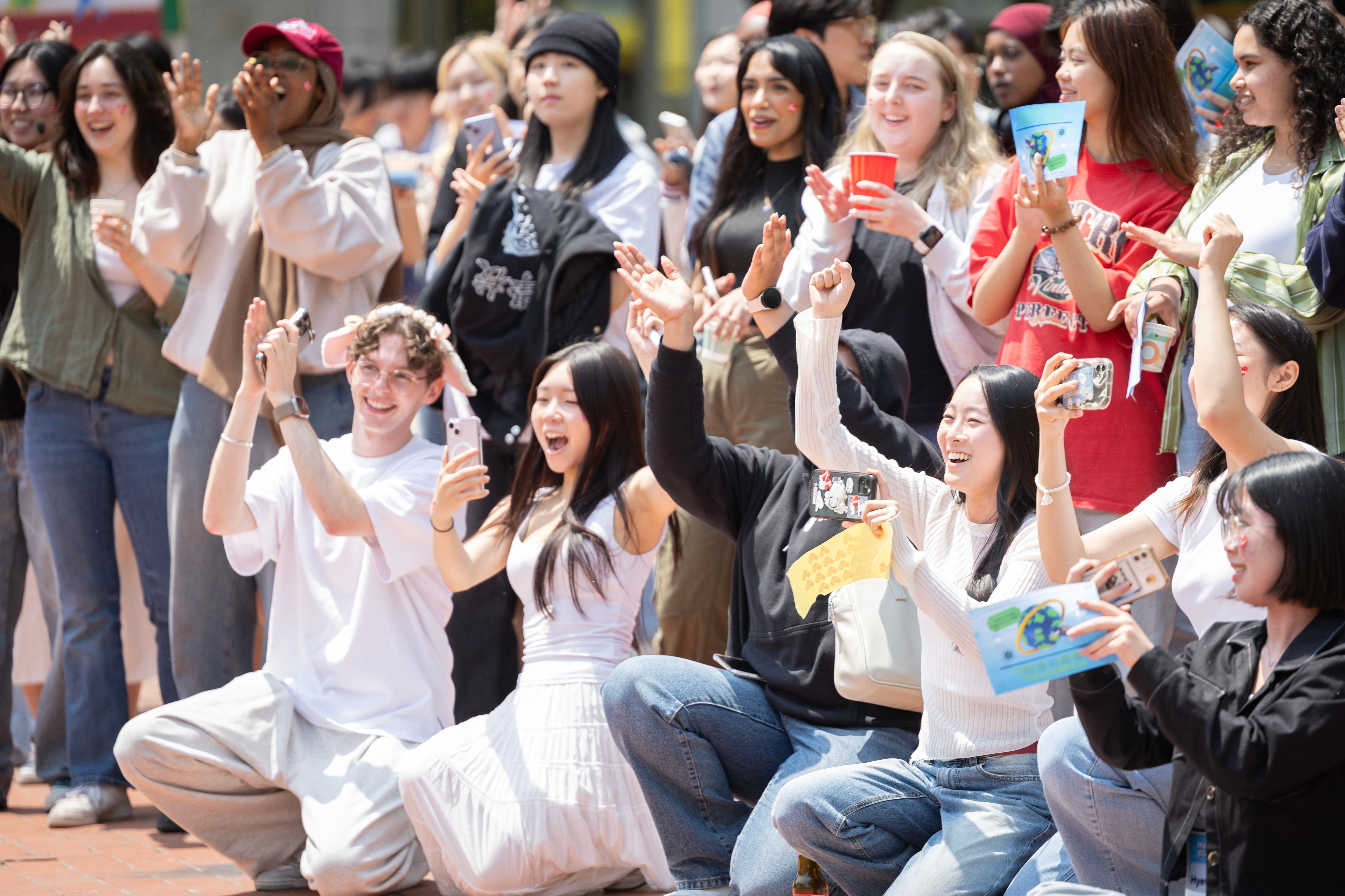 International students studying and living in South Korea