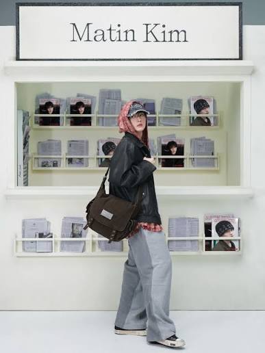 Lee Know in Matin Kim's 2026 fall fashion campaign